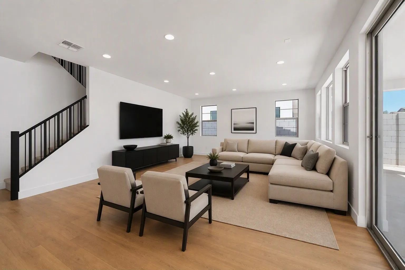 Great Room Virtually Staged