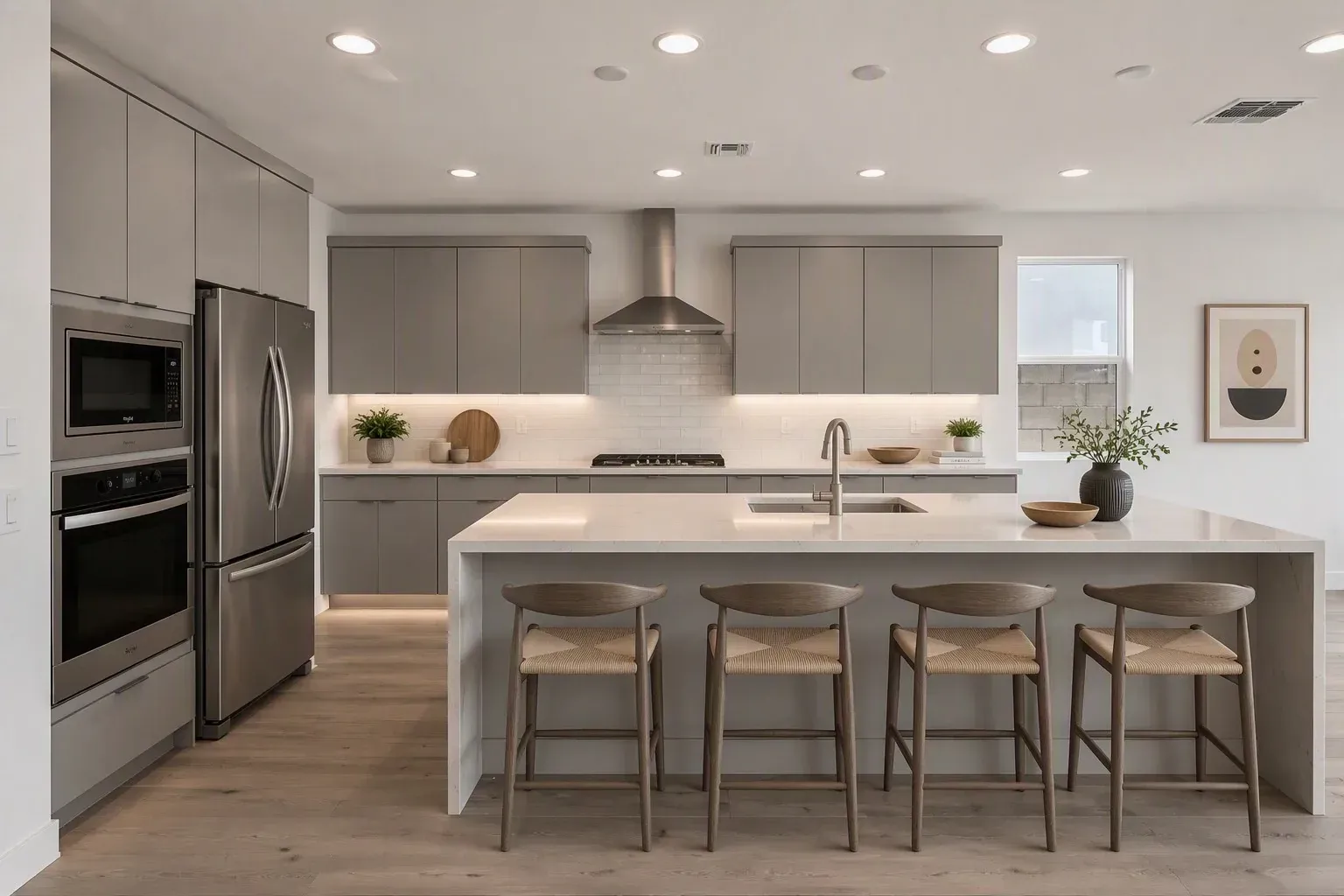 Kitchen Virtually Staged