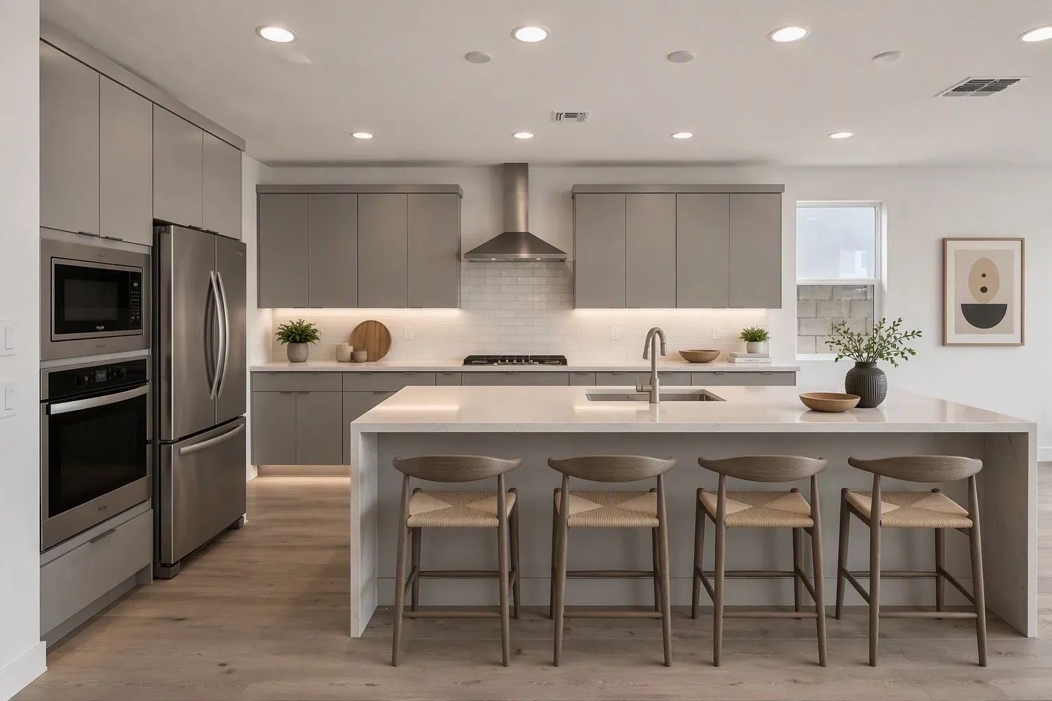 Kitchen Virtually Staged