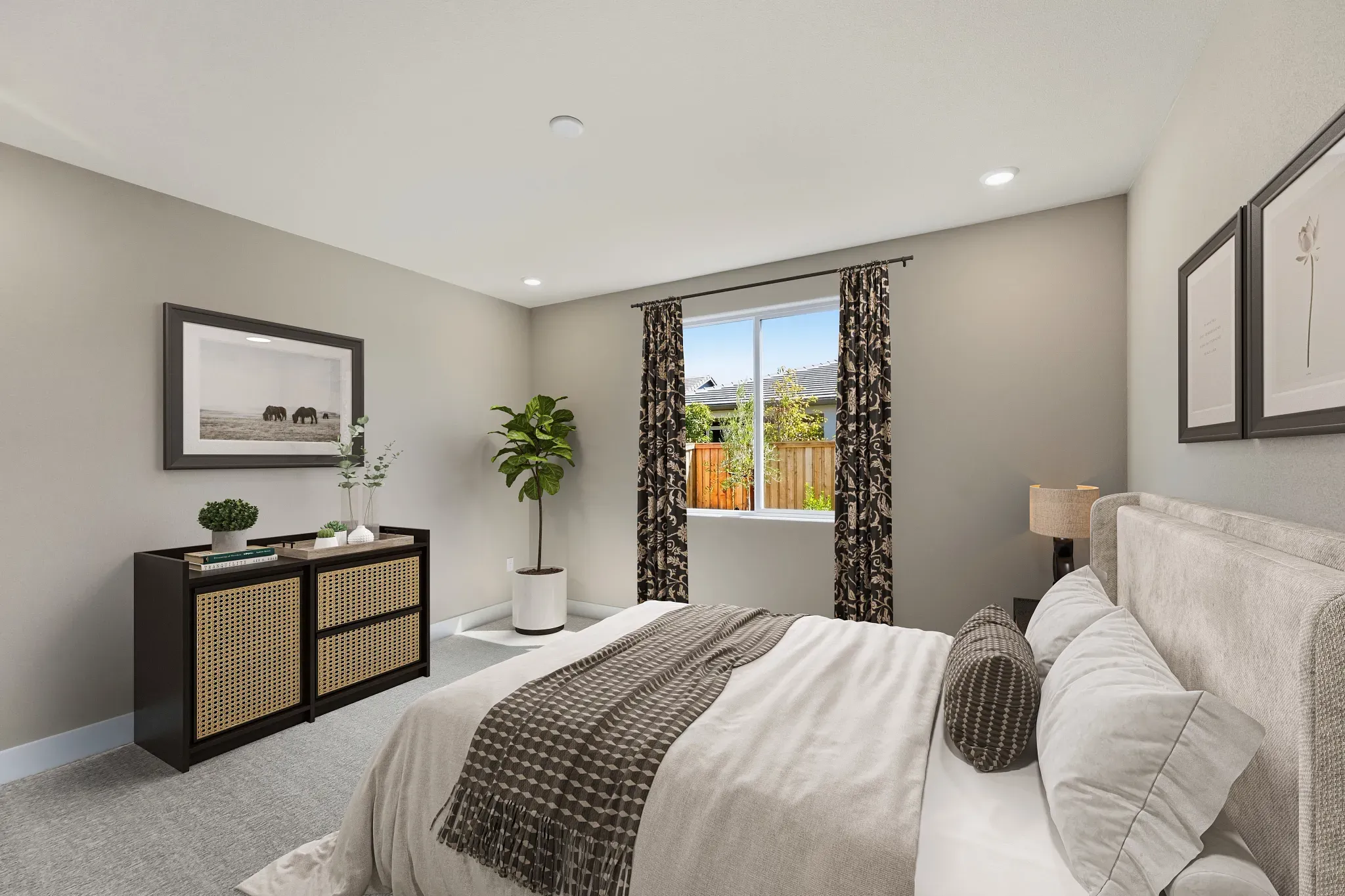 Primary Bedroom Virtually Staged