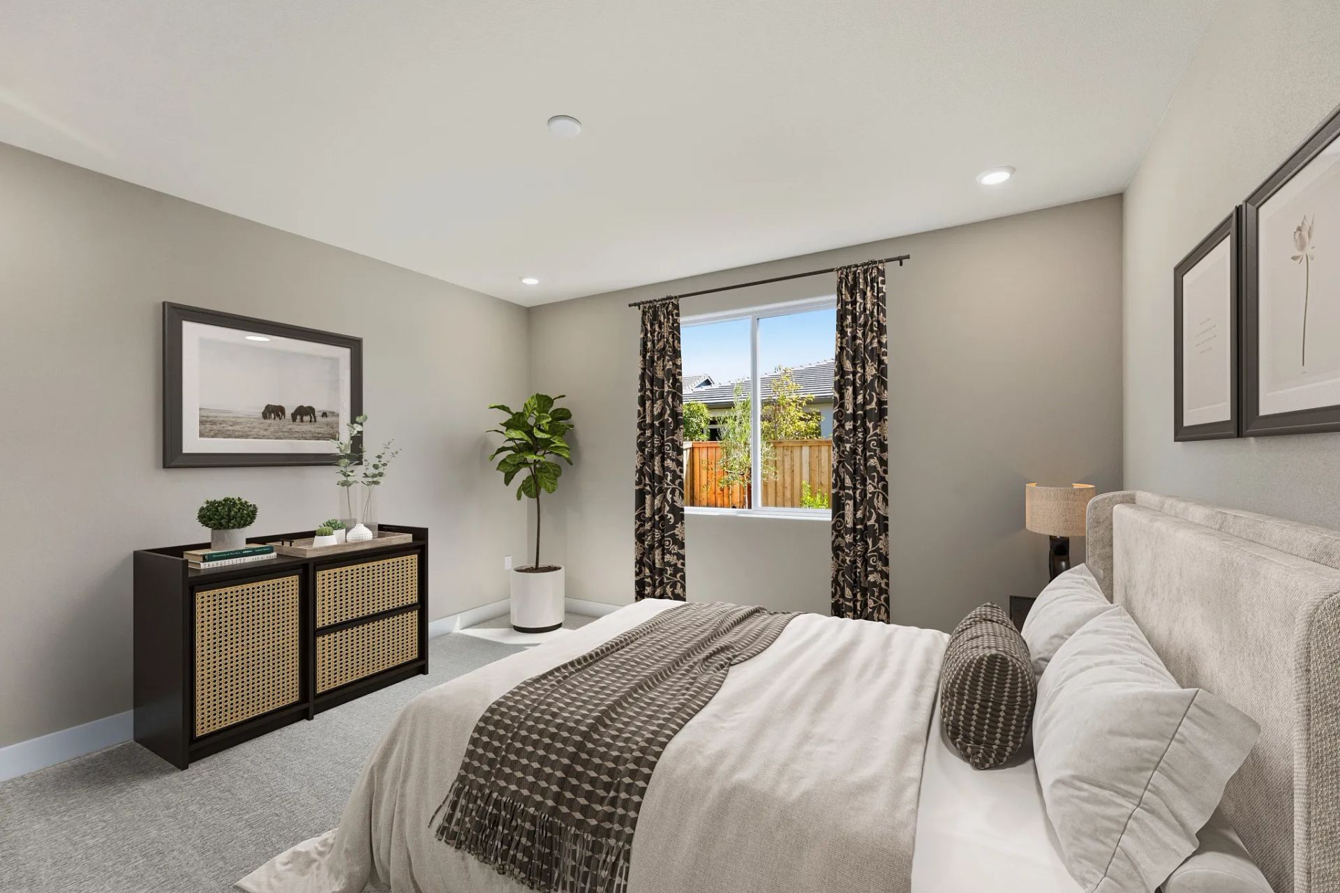 Primary Bedroom Virtually Staged