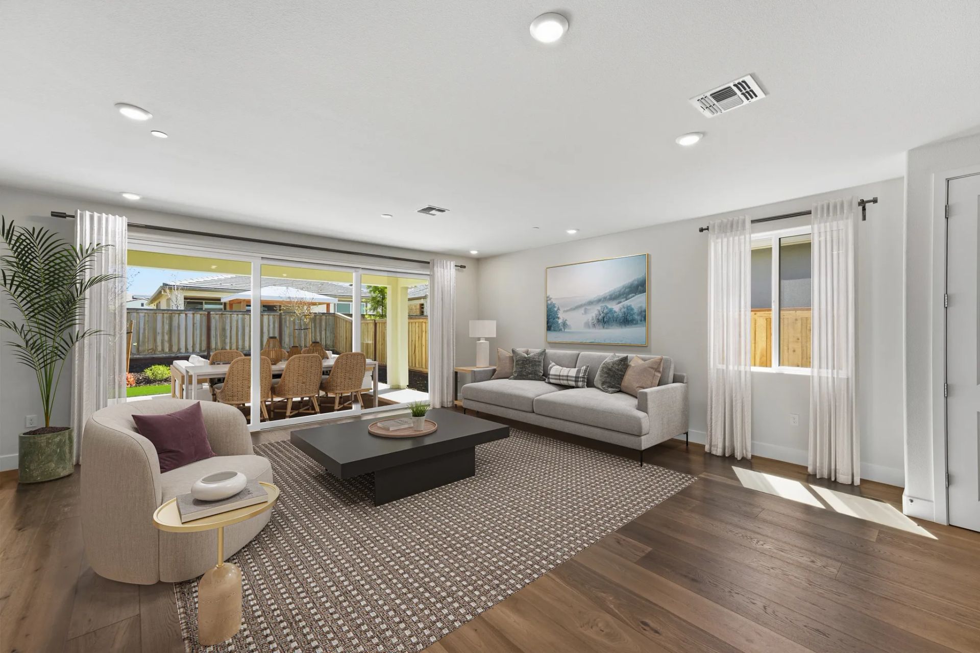 Great Room Virtually Staged