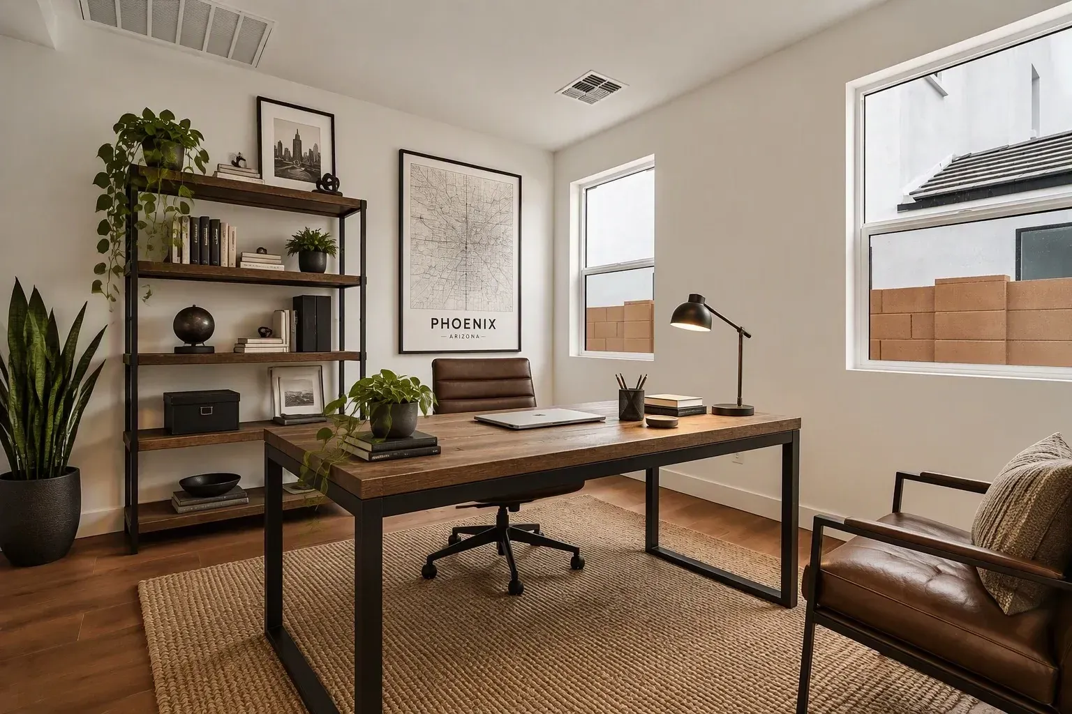 Virtually Staged Office