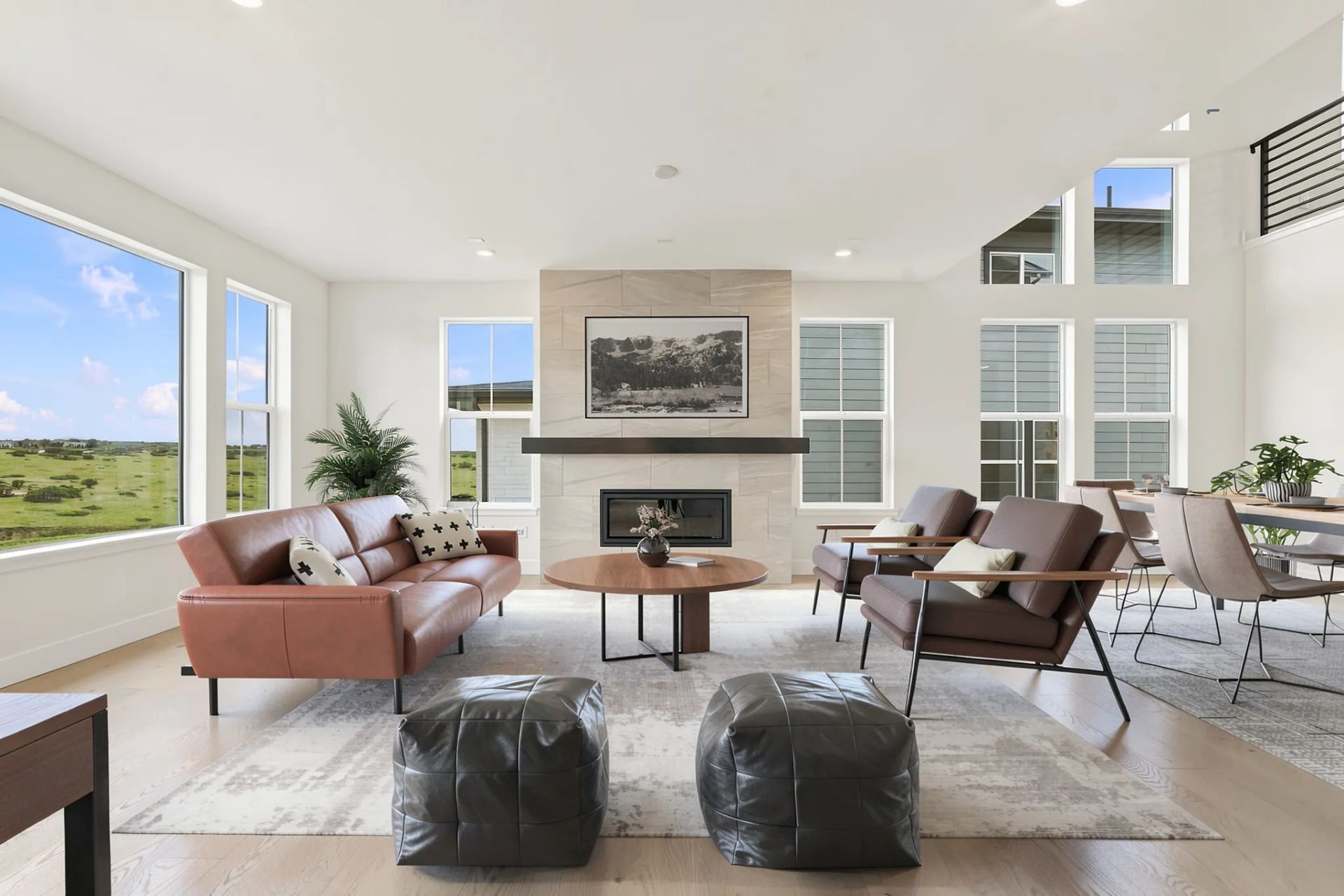Homesite 11 Great Room - Virtually Staged