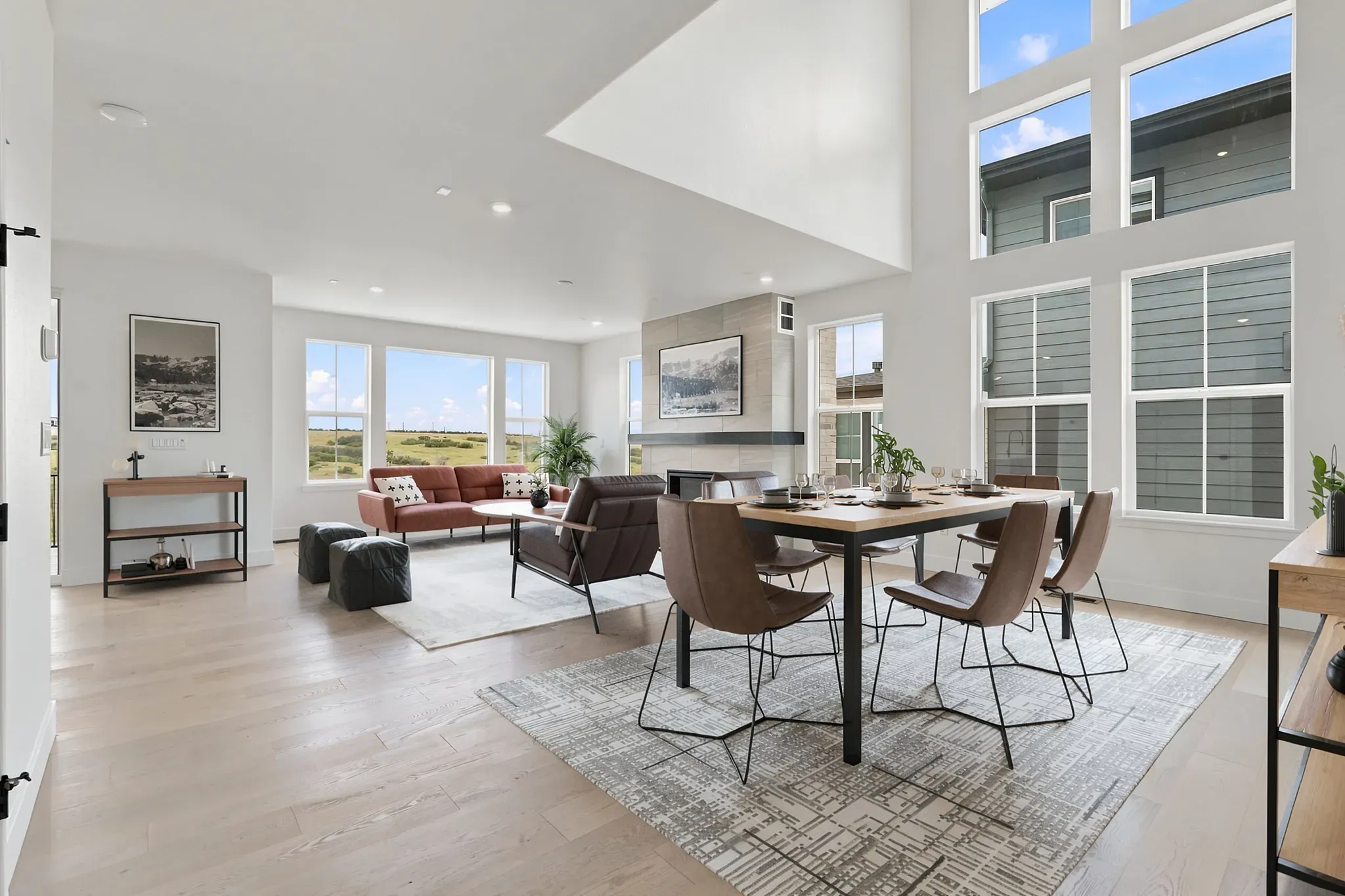 Homesite 11 Dining + Great Room - Virtually Staged