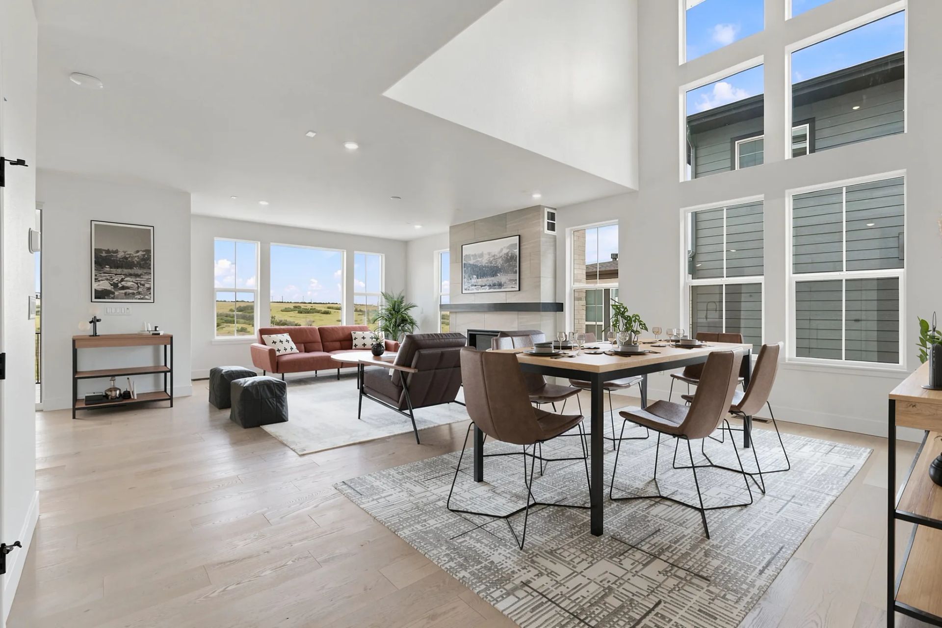 Homesite 11 Dining + Great Room - Virtually Staged