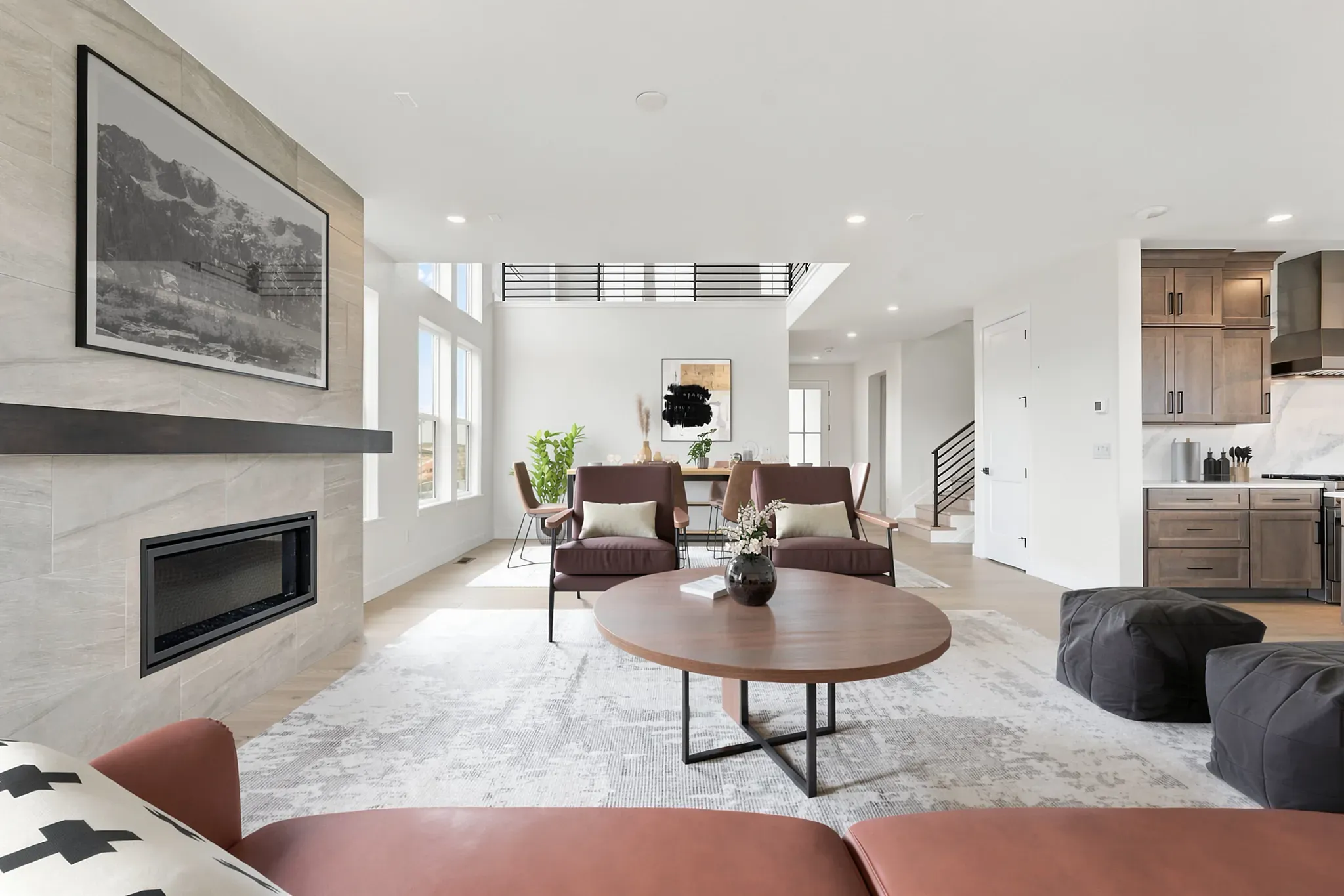 Homesite 11 Great Room + Dining - Virtually Staged