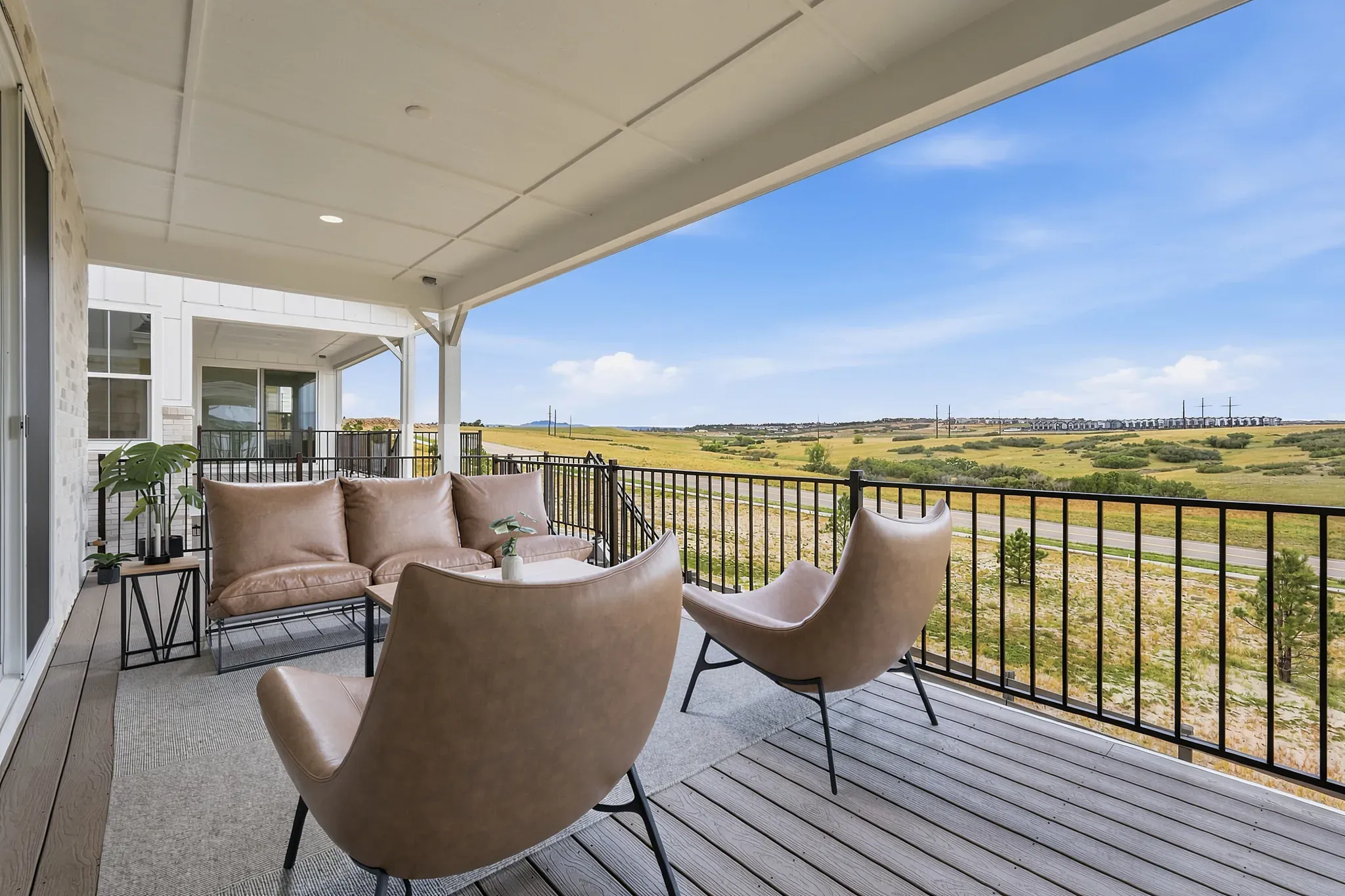 Homesite 11 Covered Deck - Virtually Staged