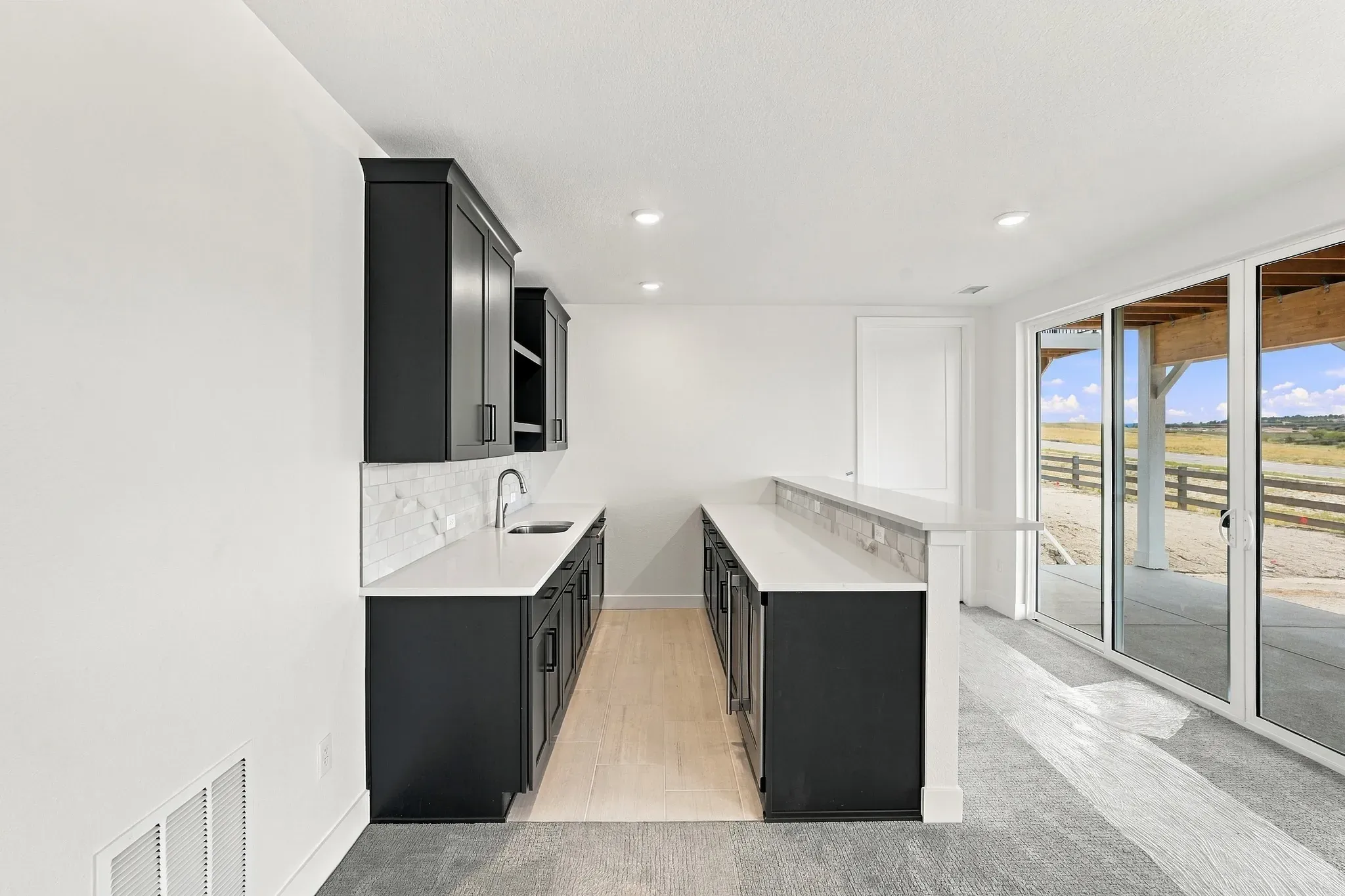 Homesite 11 Wet Bar at Finished Basement