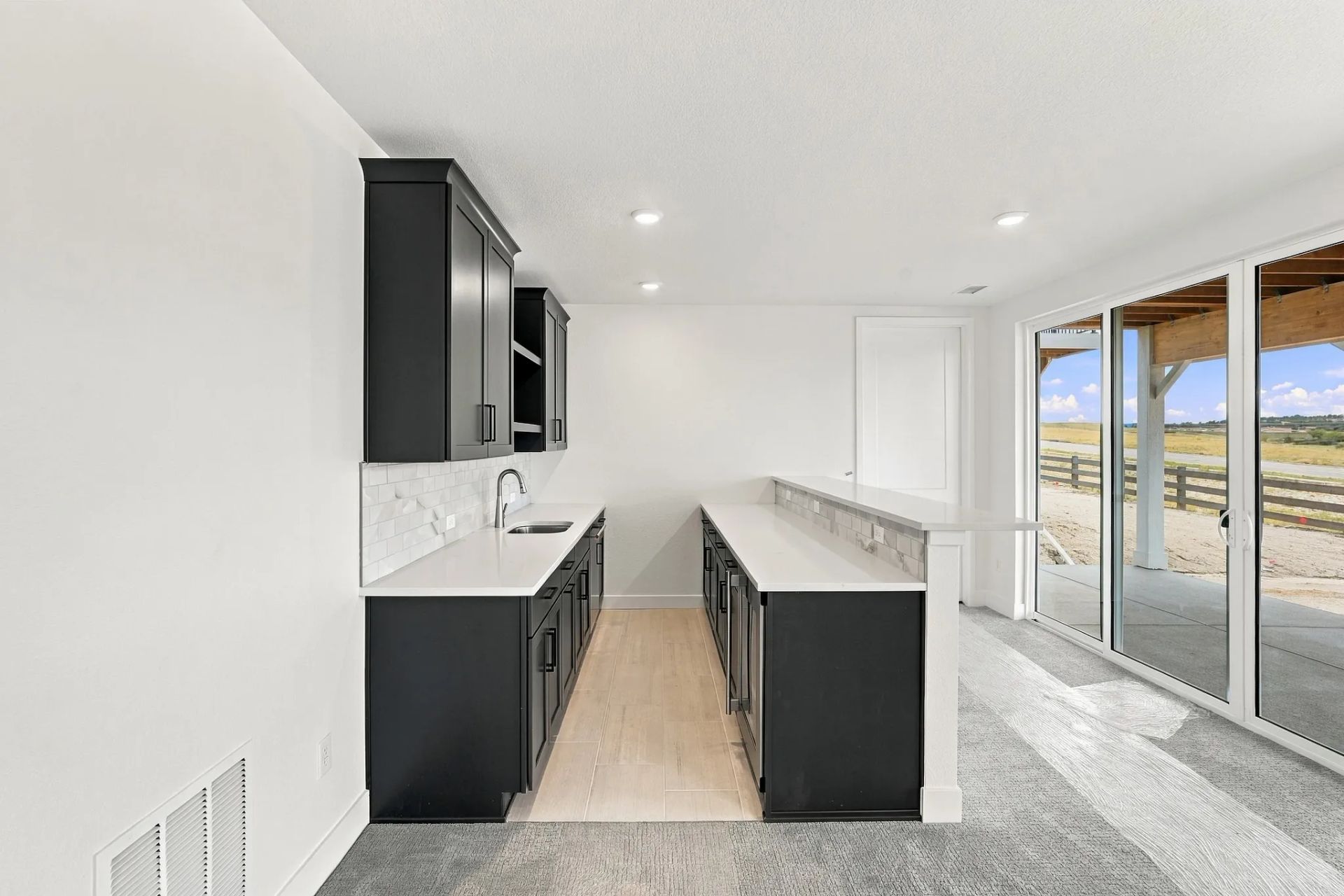 Homesite 11 Wet Bar at Finished Basement
