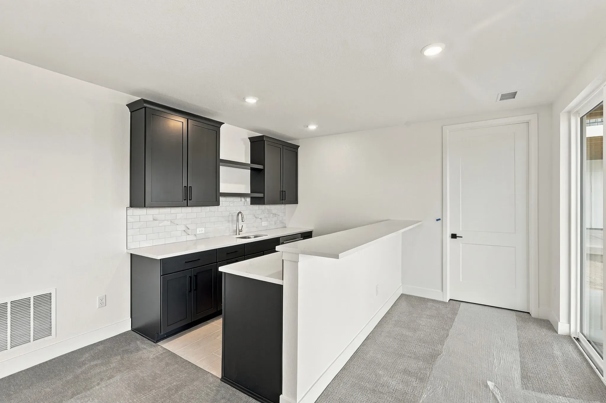 Homesite 11 Wet Bar at Finished Basement