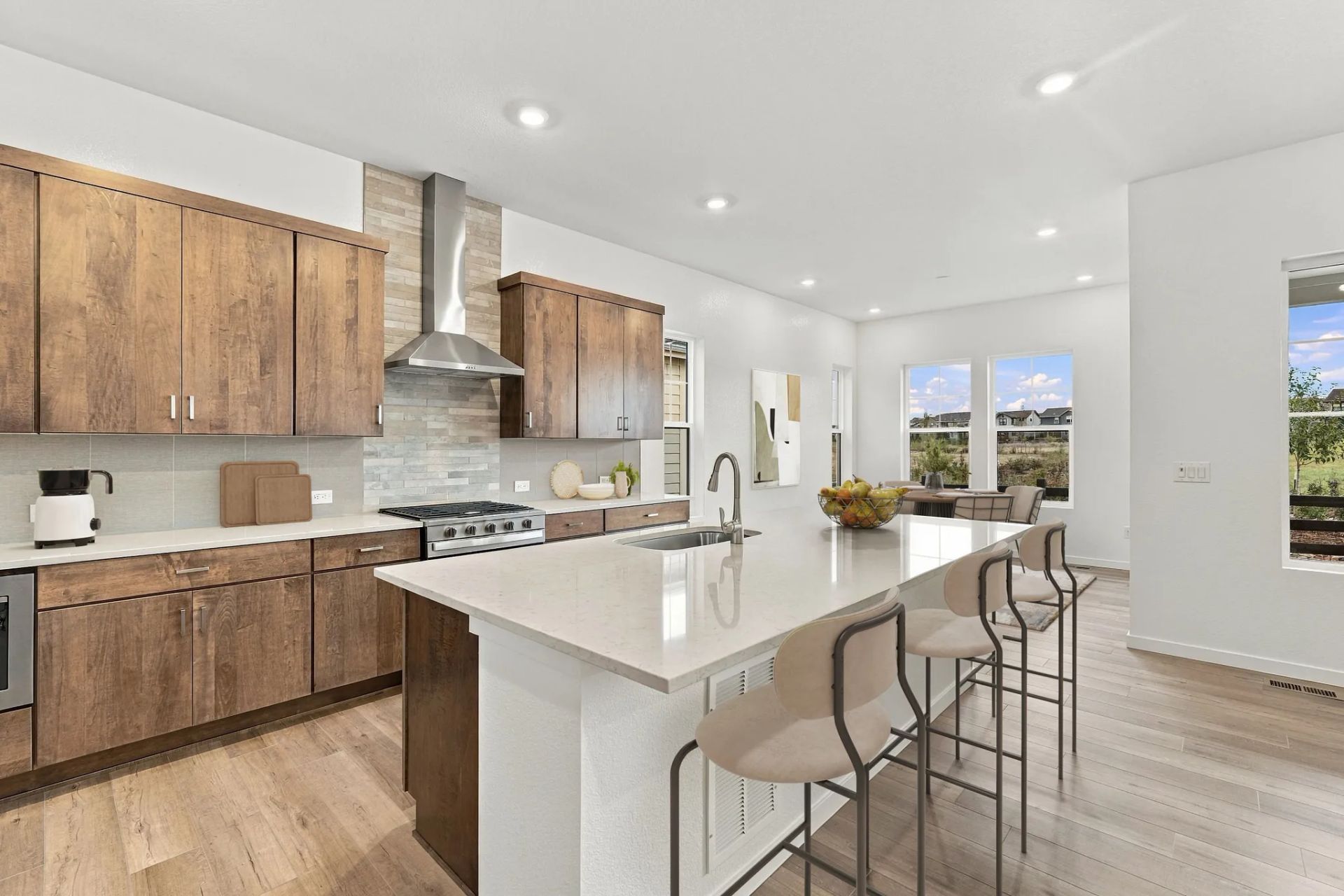 Homesite 29 Kitchen + Dining - Virtually Staged