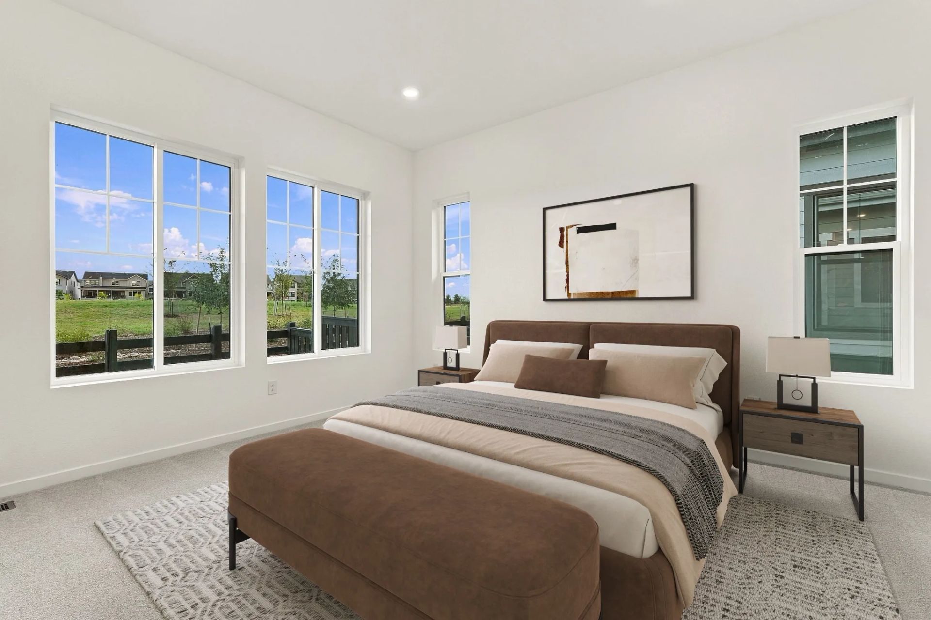 Homesite 29 Primary Bedroom - Virtually Staged