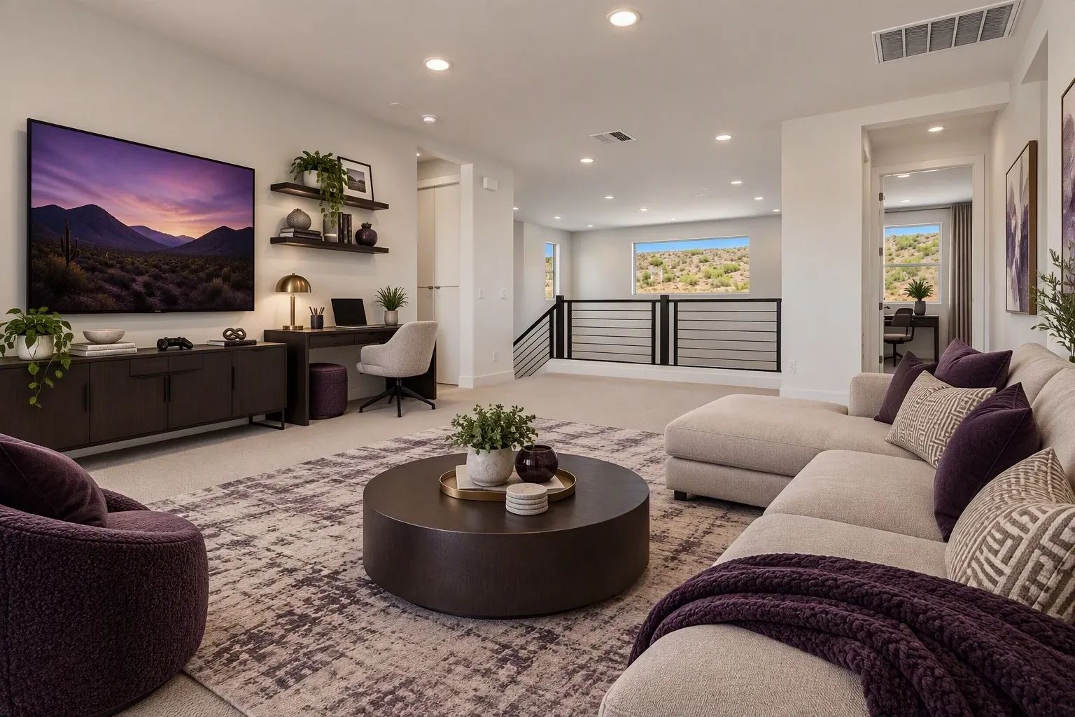 Virtually Staged Loft