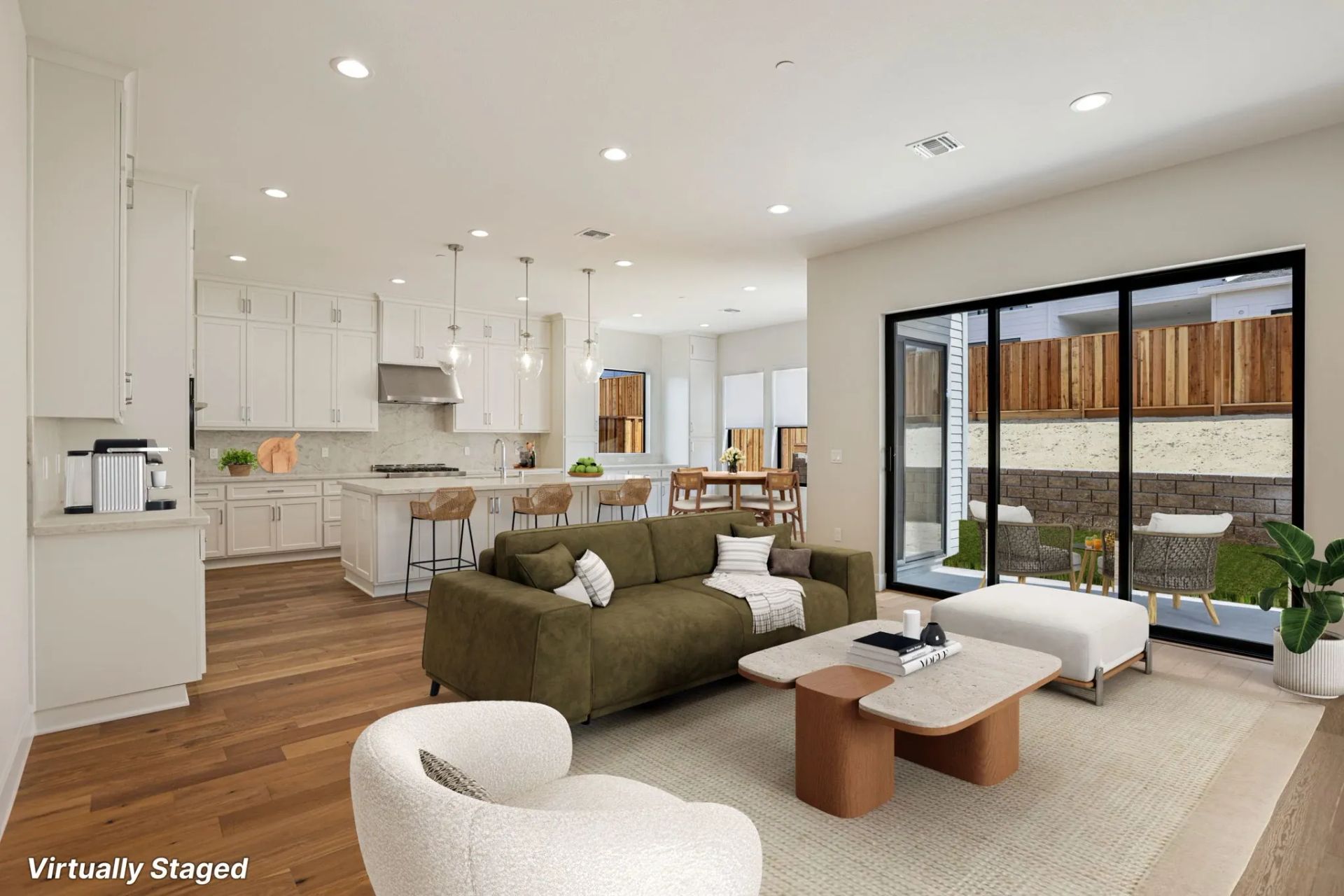 Light House Homesite 654 Great Room Virtually Stag