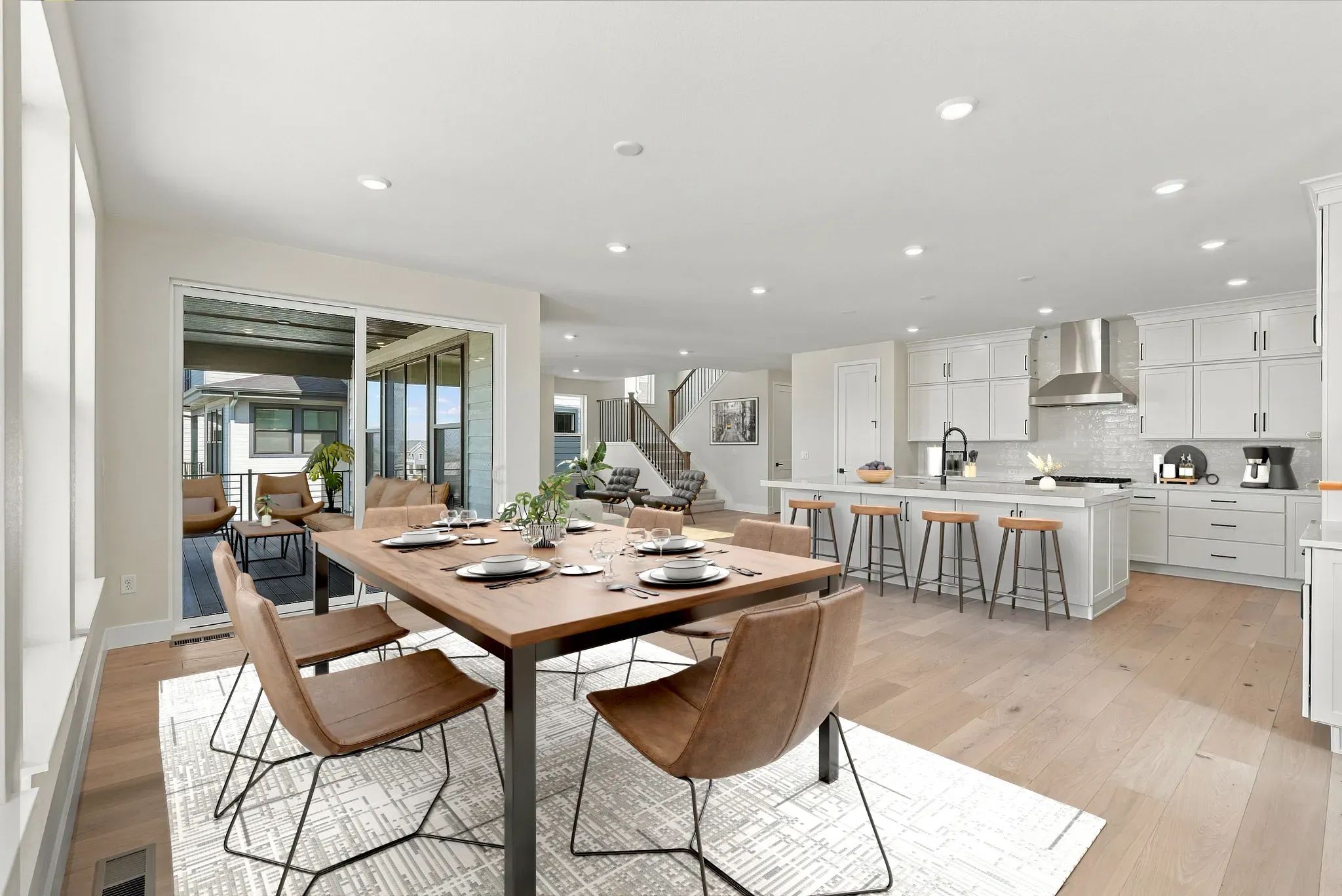 Homesite 247 Dining, Deck, Kitchen + Great Room -