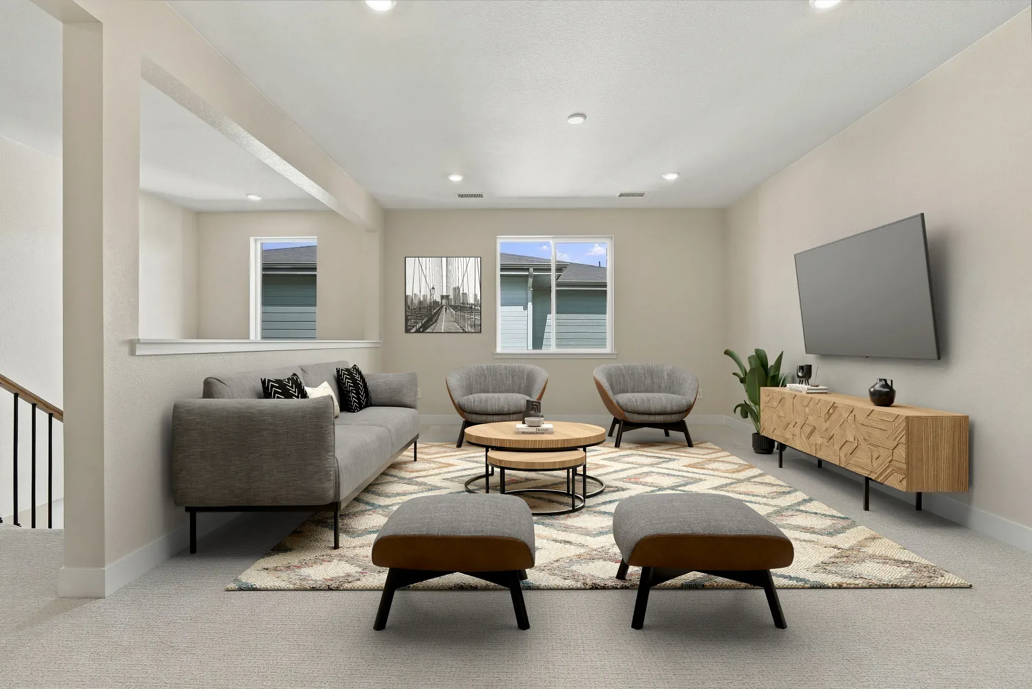 Homesite 247 Loft - Virtually Staged