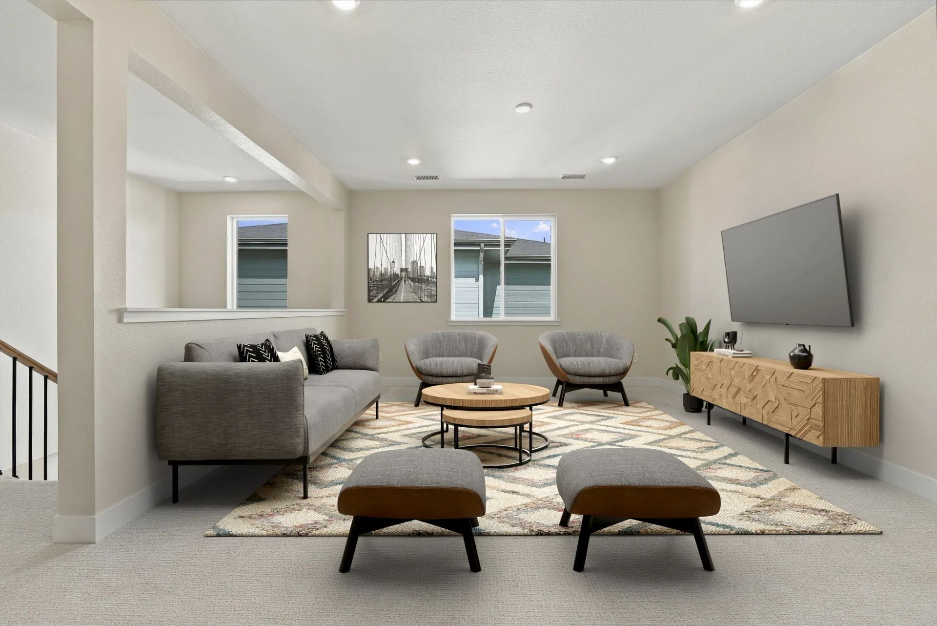 Homesite 247 Loft - Virtually Staged