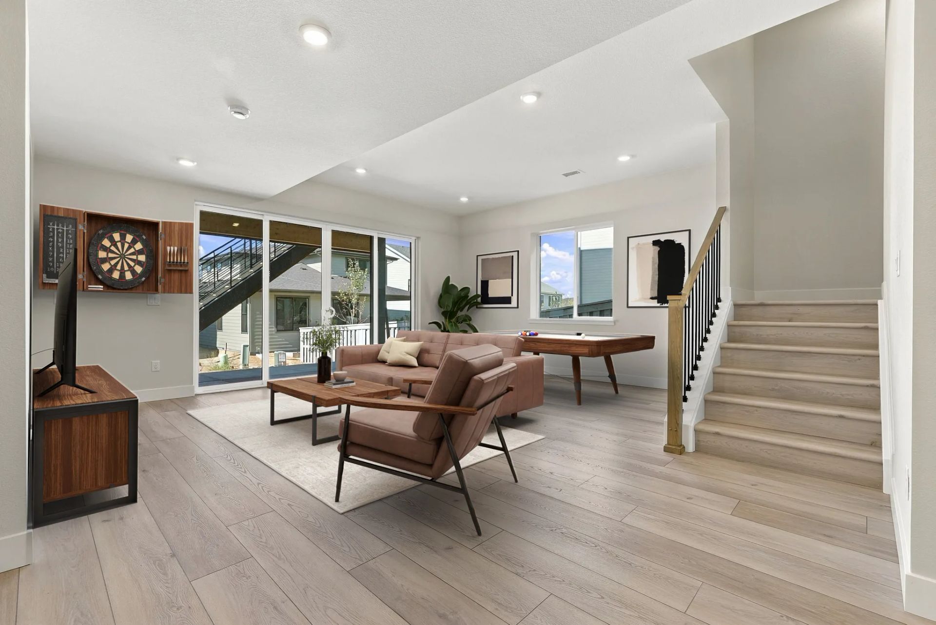 Homesite 247 Finished Basement - Virtually Staged