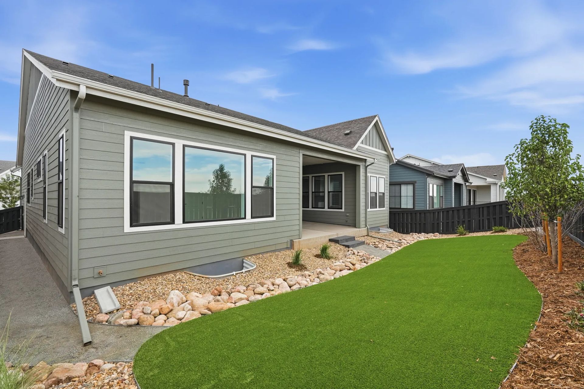 Homesite 143  Backyard