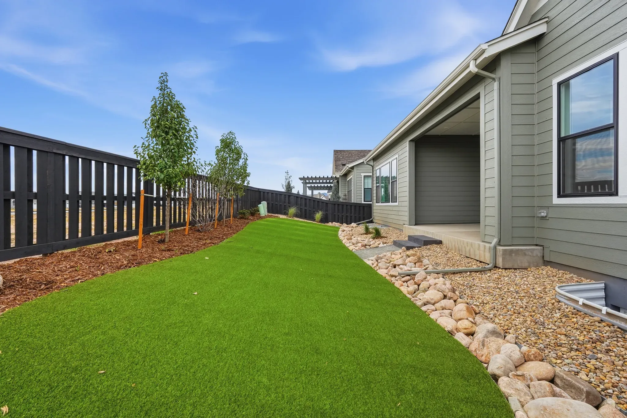 Homesite 143  Backyard