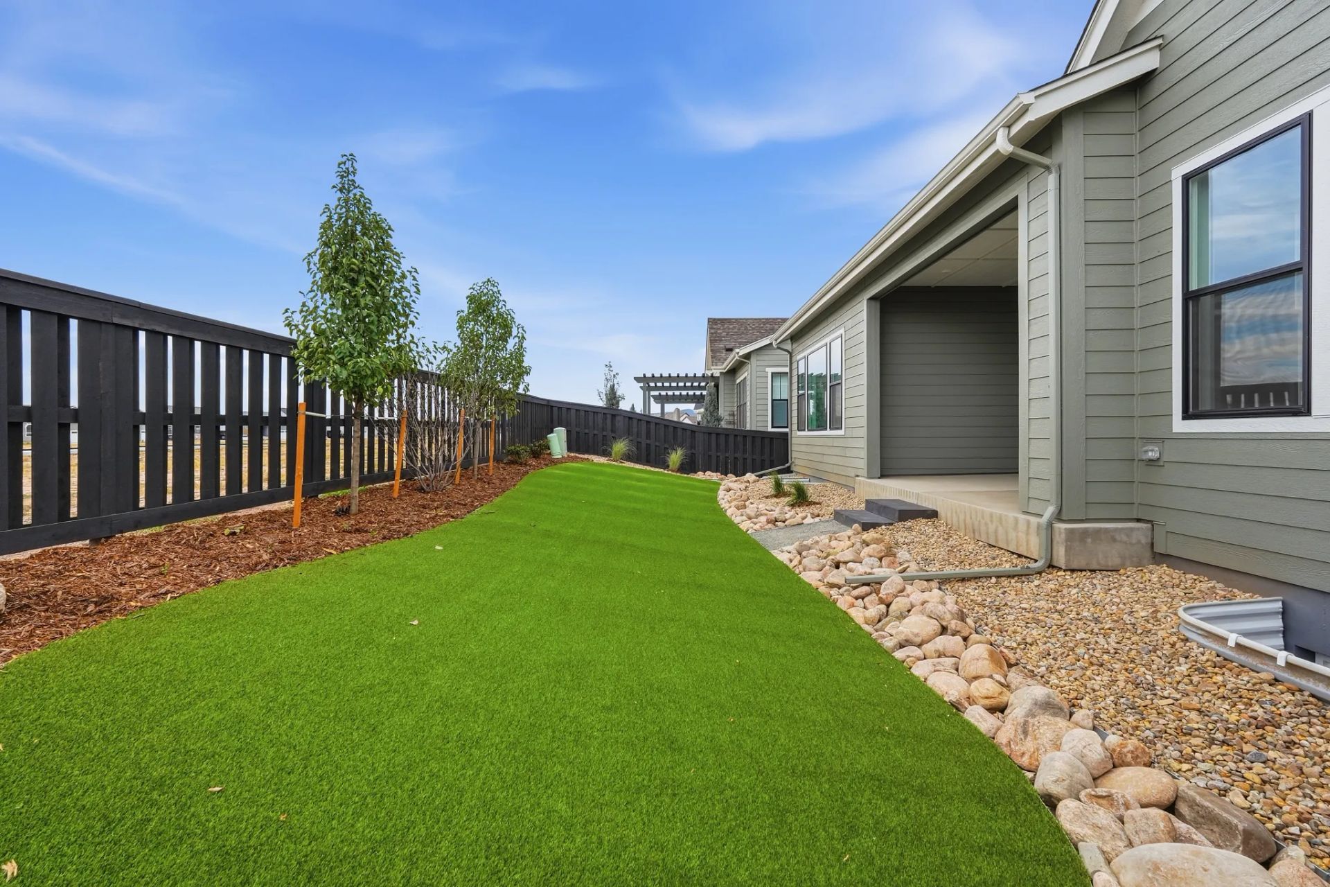 Homesite 143  Backyard