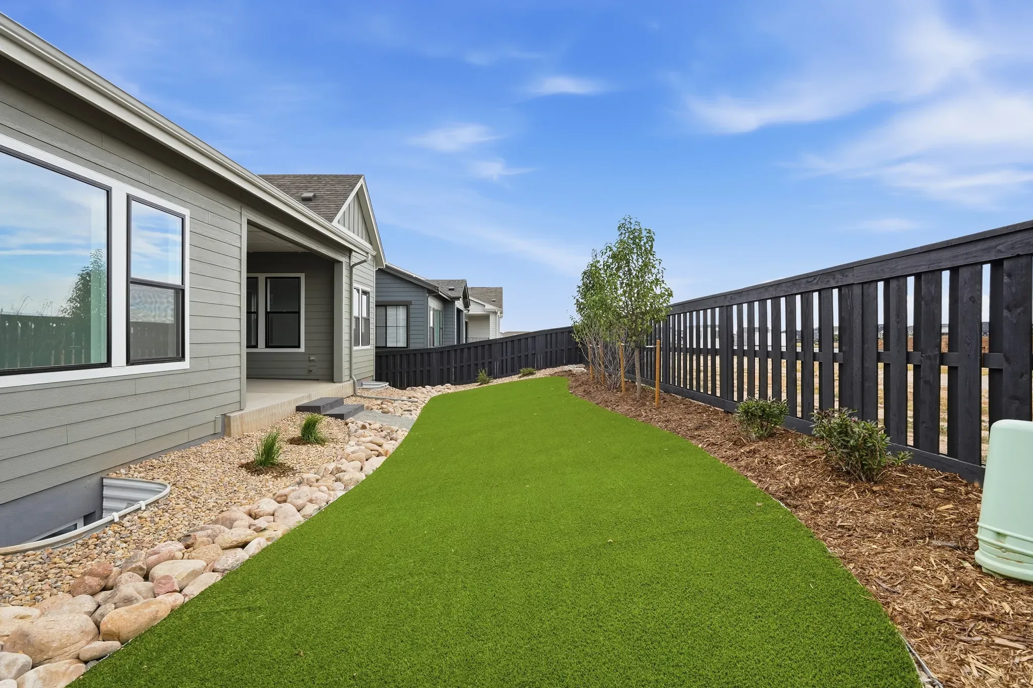 Homesite 143  Backyard
