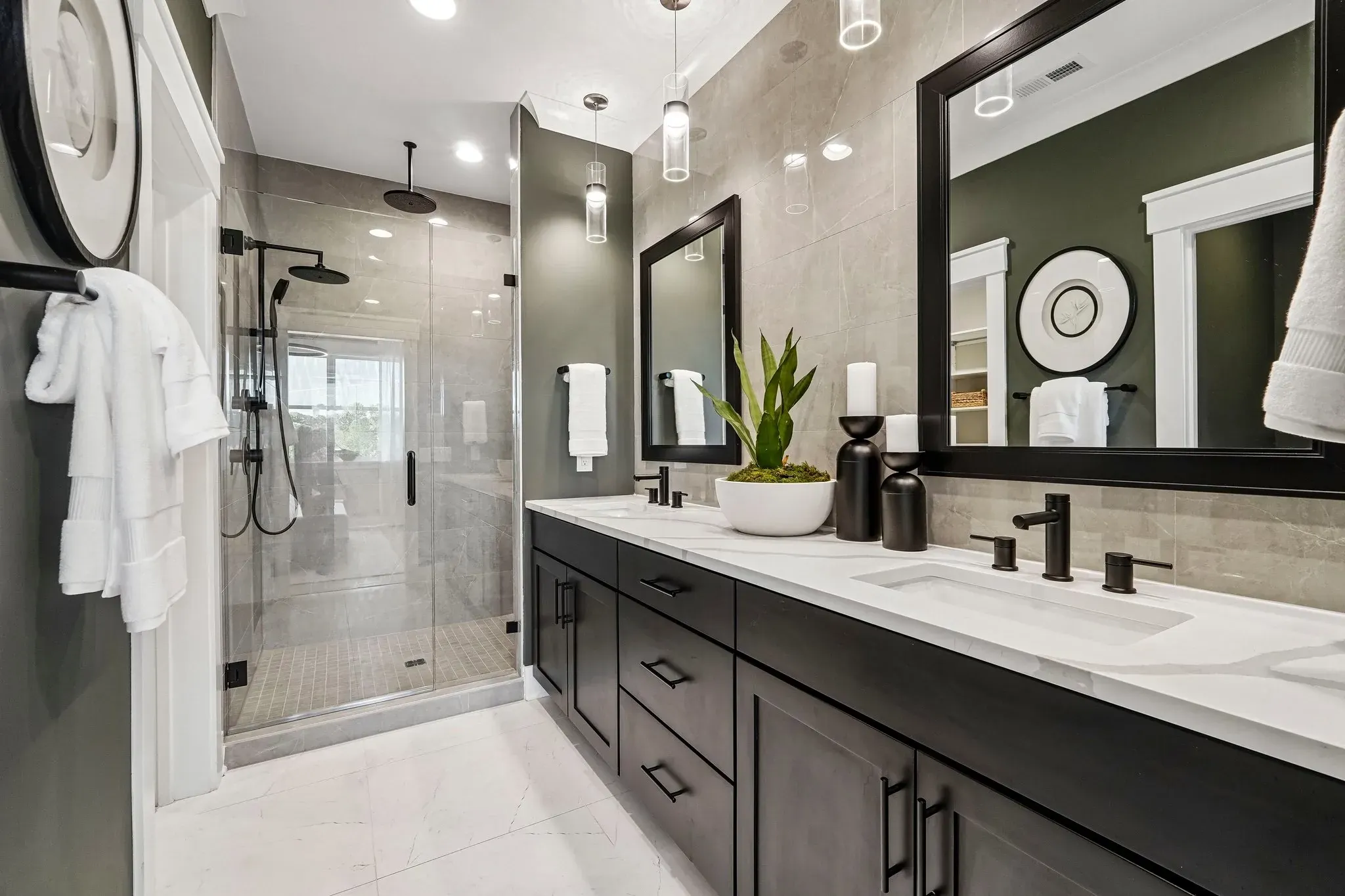 Ansley Model Home Primary Bathroom