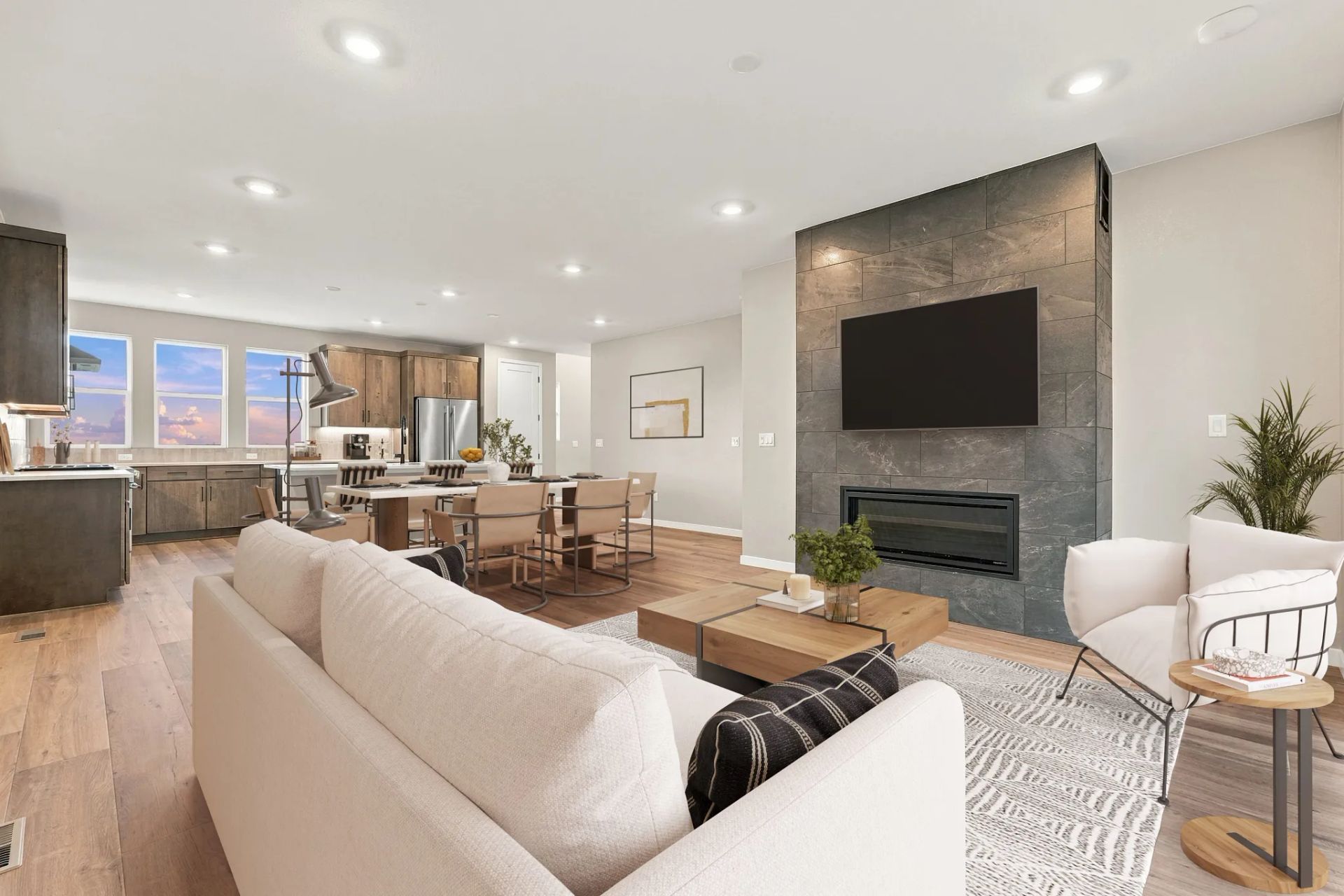 Homesite 346 Great Room, Dining + Kitchen - Virtua