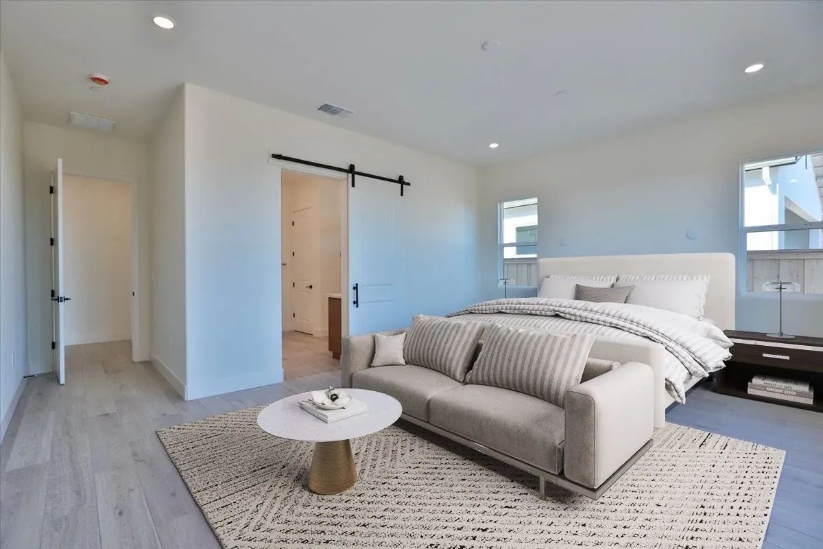 Virtually Staged Primary Bedroom