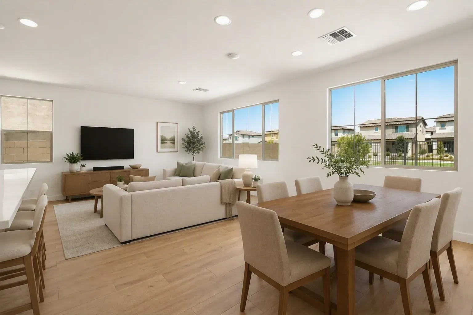 Great Room Virtually Staged