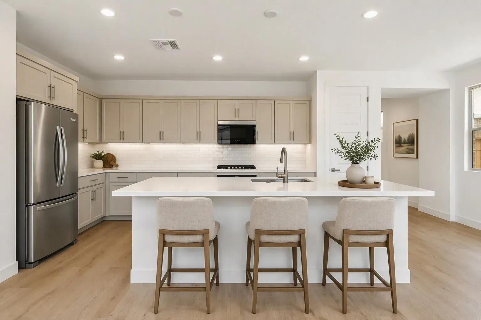 Kitchen Virtually Staged