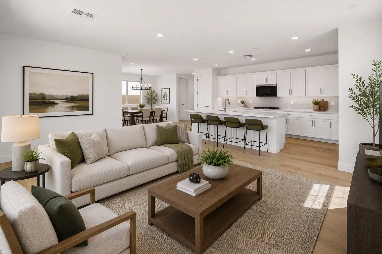 Great Room Virtually Staged