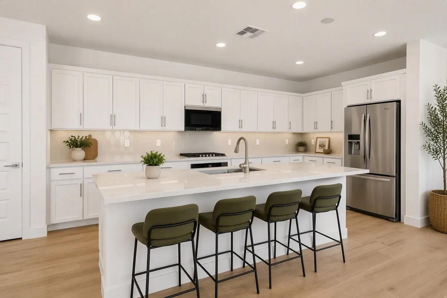 Kitchen Virtually Staged