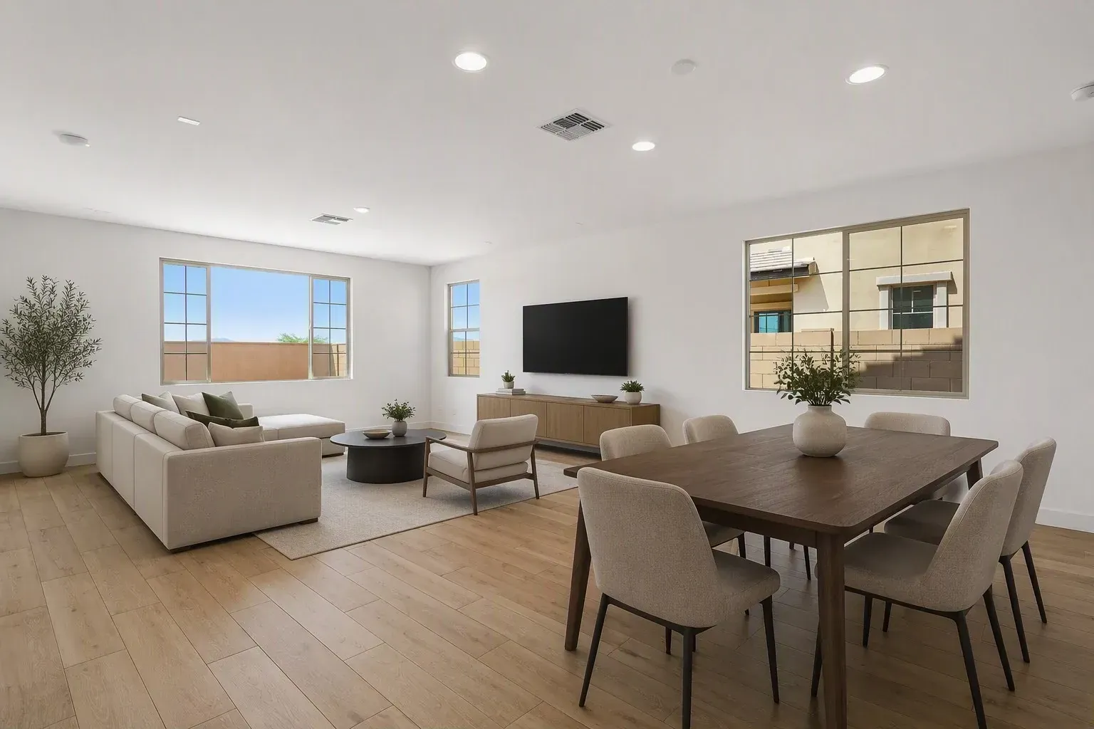 Great Room Virtually Staged