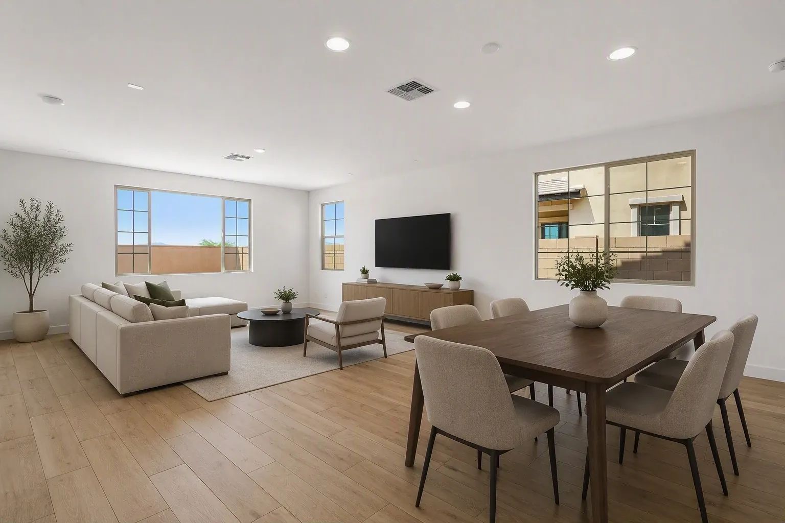 Great Room Virtually Staged