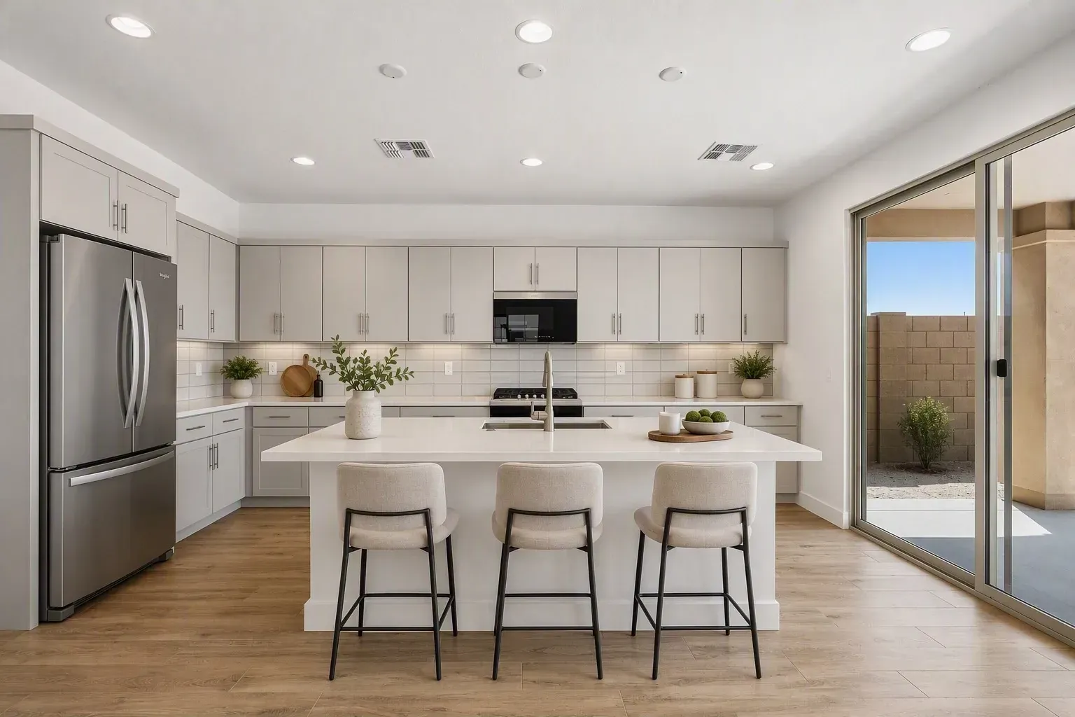 Kitchen Virtually Staged
