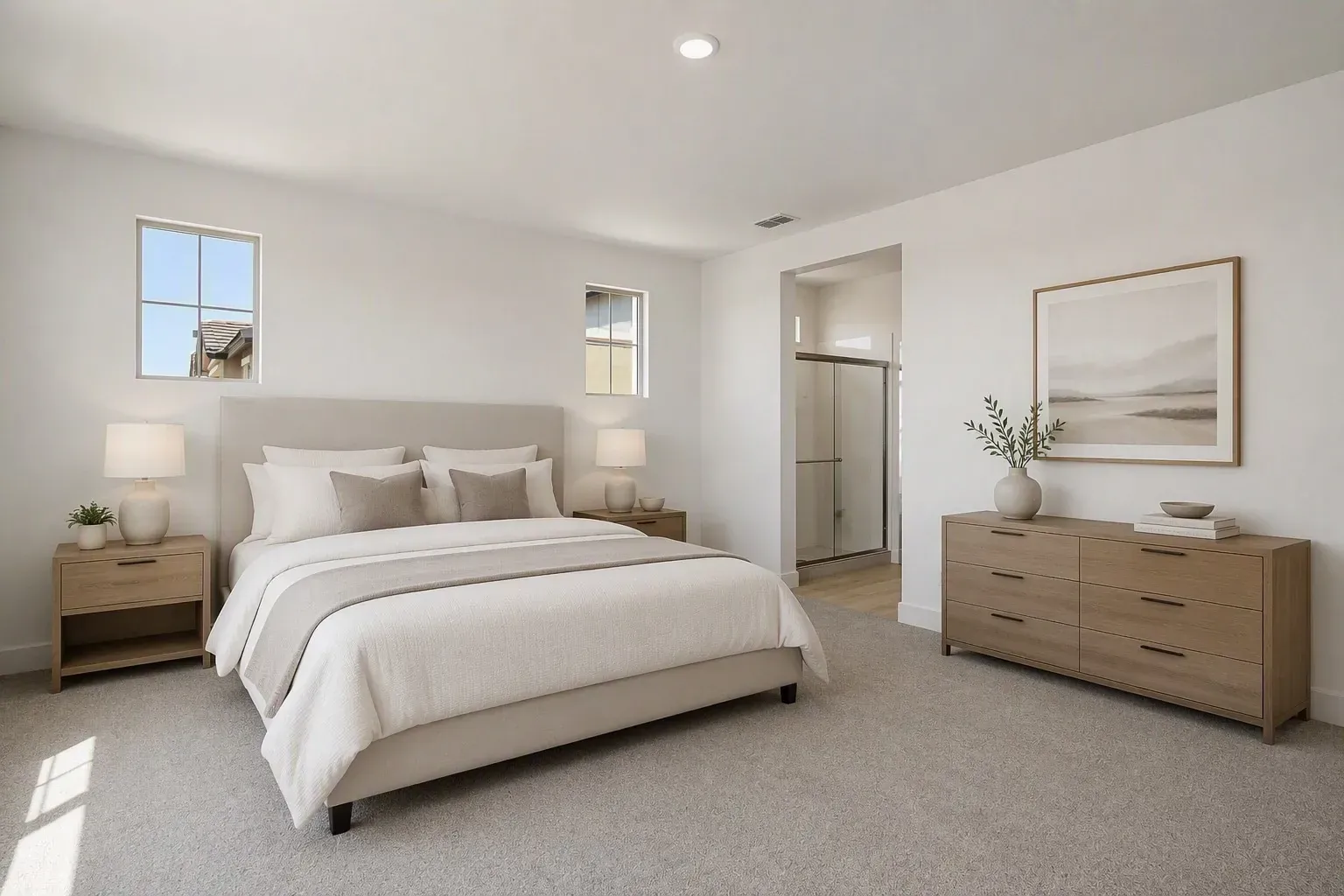 Primary Bedroom Virtually Staged