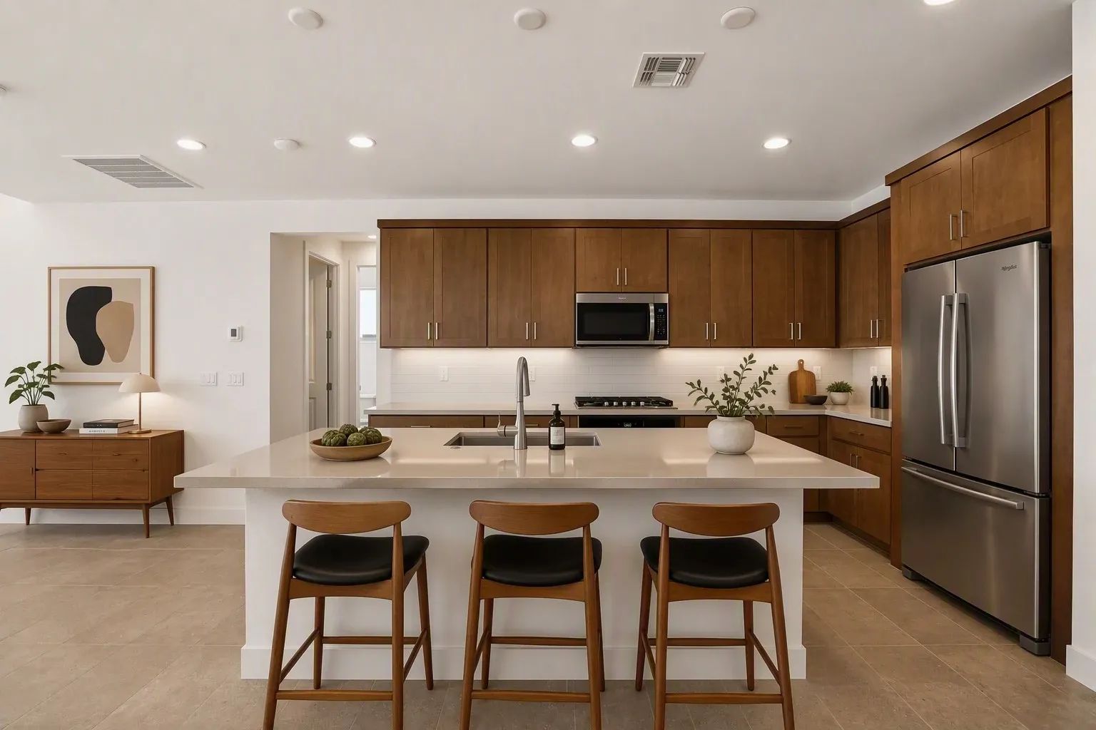 Kitchen Virtually Staged