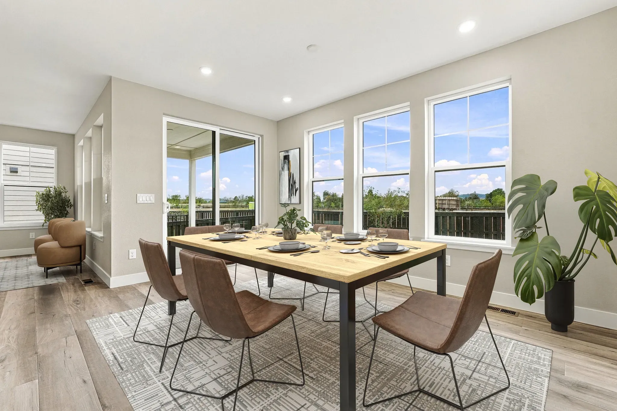 Homesite 269 Dining - Virtually Staged
