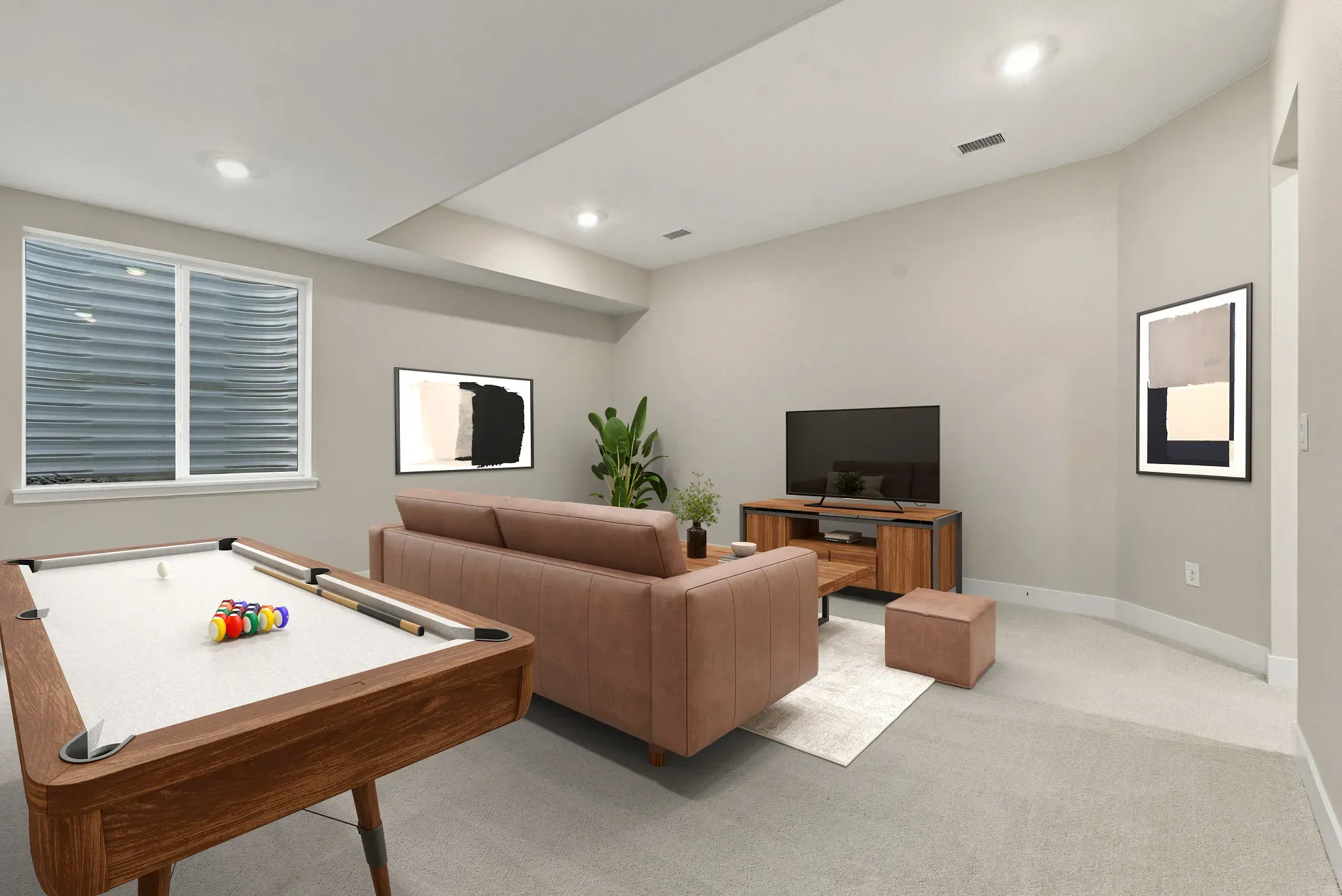 Homesite 269 Finished Basement - Virtually Staged