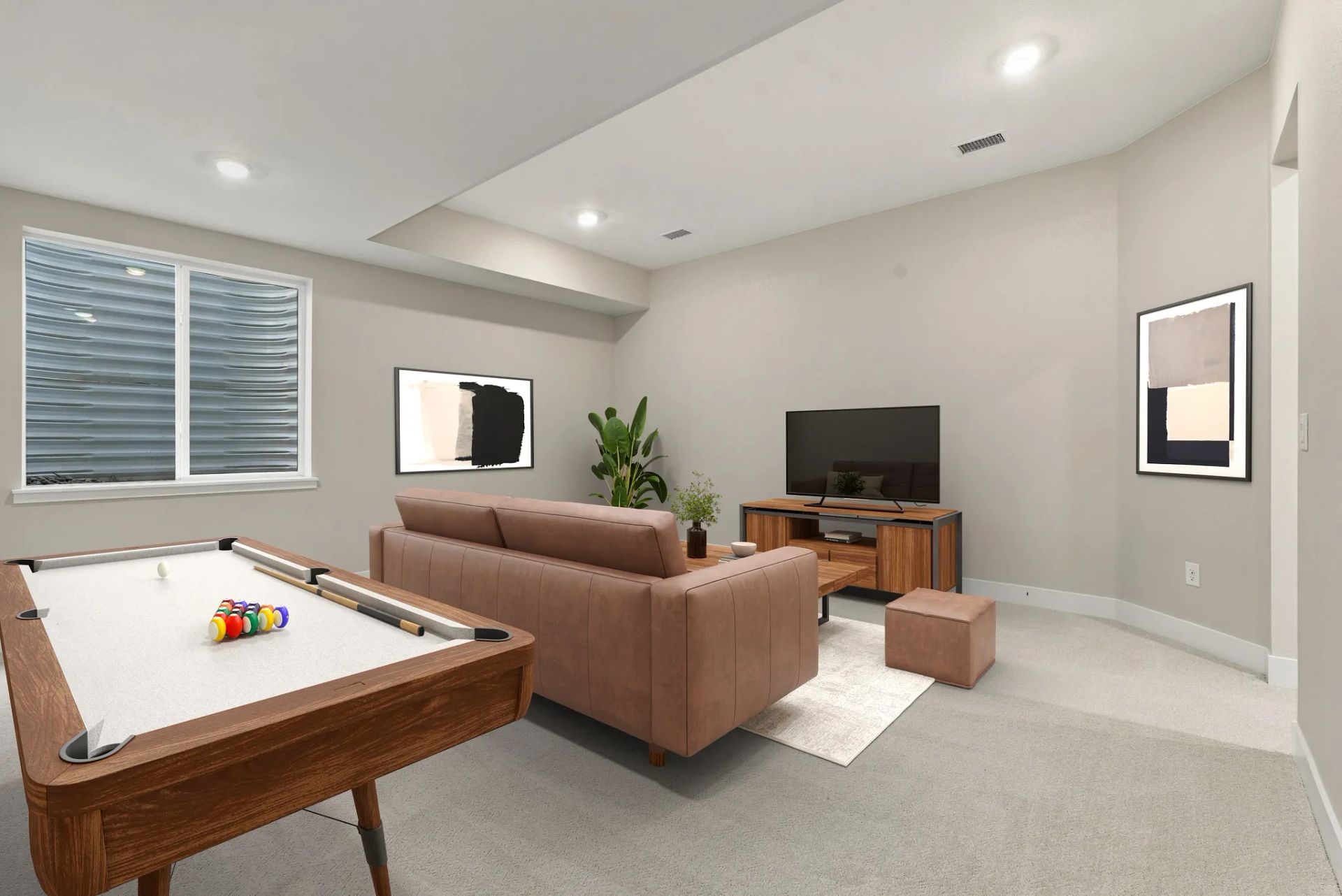 Homesite 269 Finished Basement - Virtually Staged