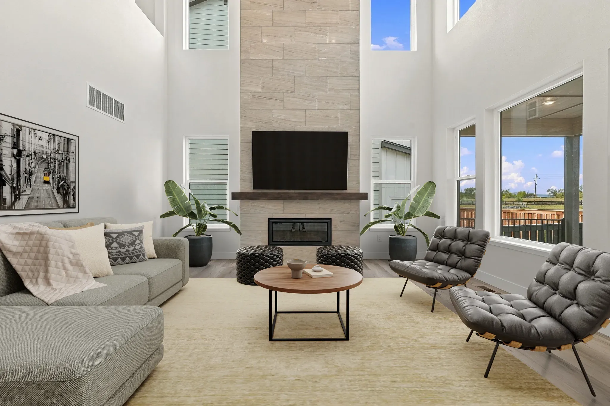 Homesite 270 Great Room - Virtually Staged
