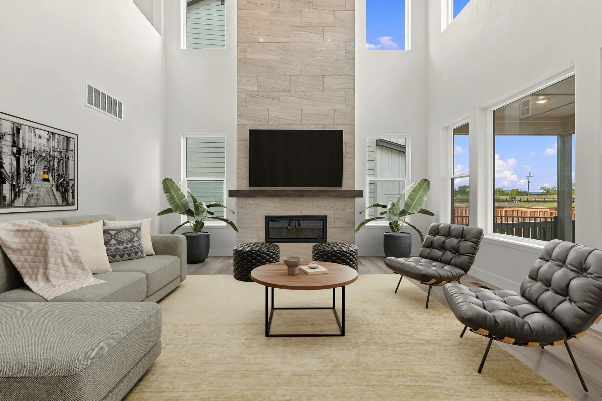 Homesite 270 Great Room - Virtually Staged