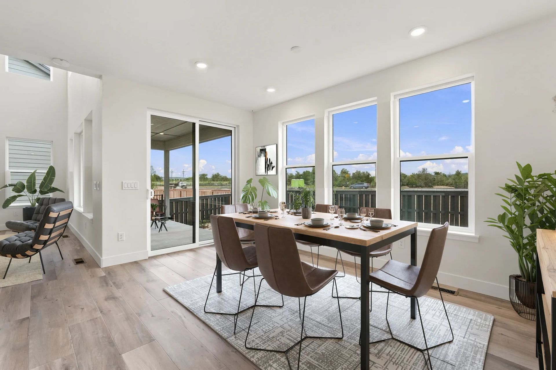 Homesite 270 Dining - Virtually Staged