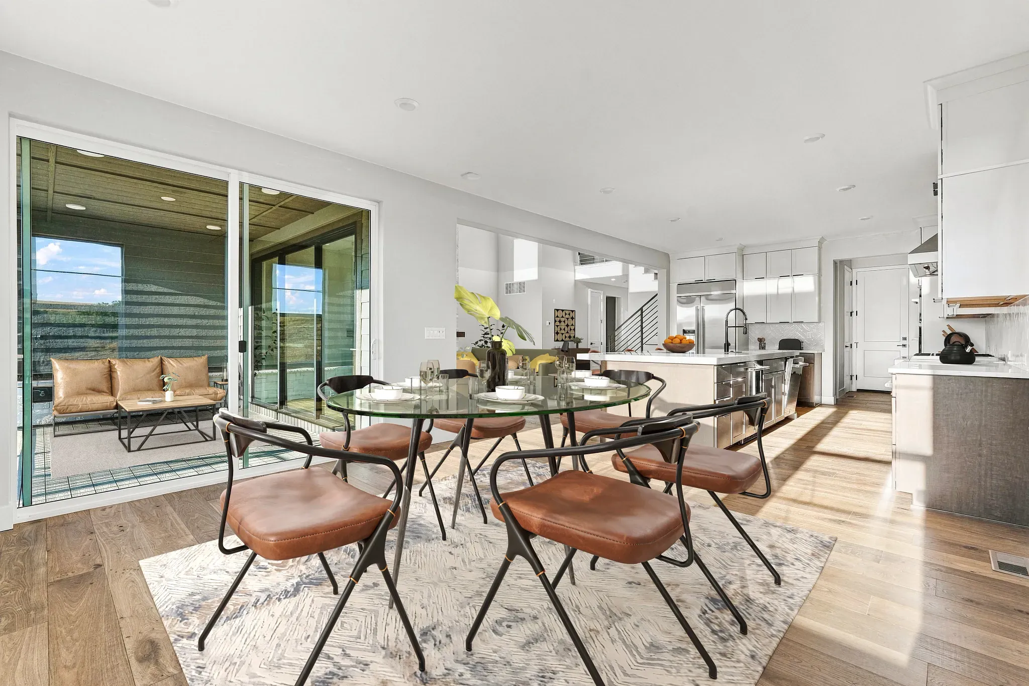 Homesite 3101 Dining, Deck + Kitchen - Virtually S
