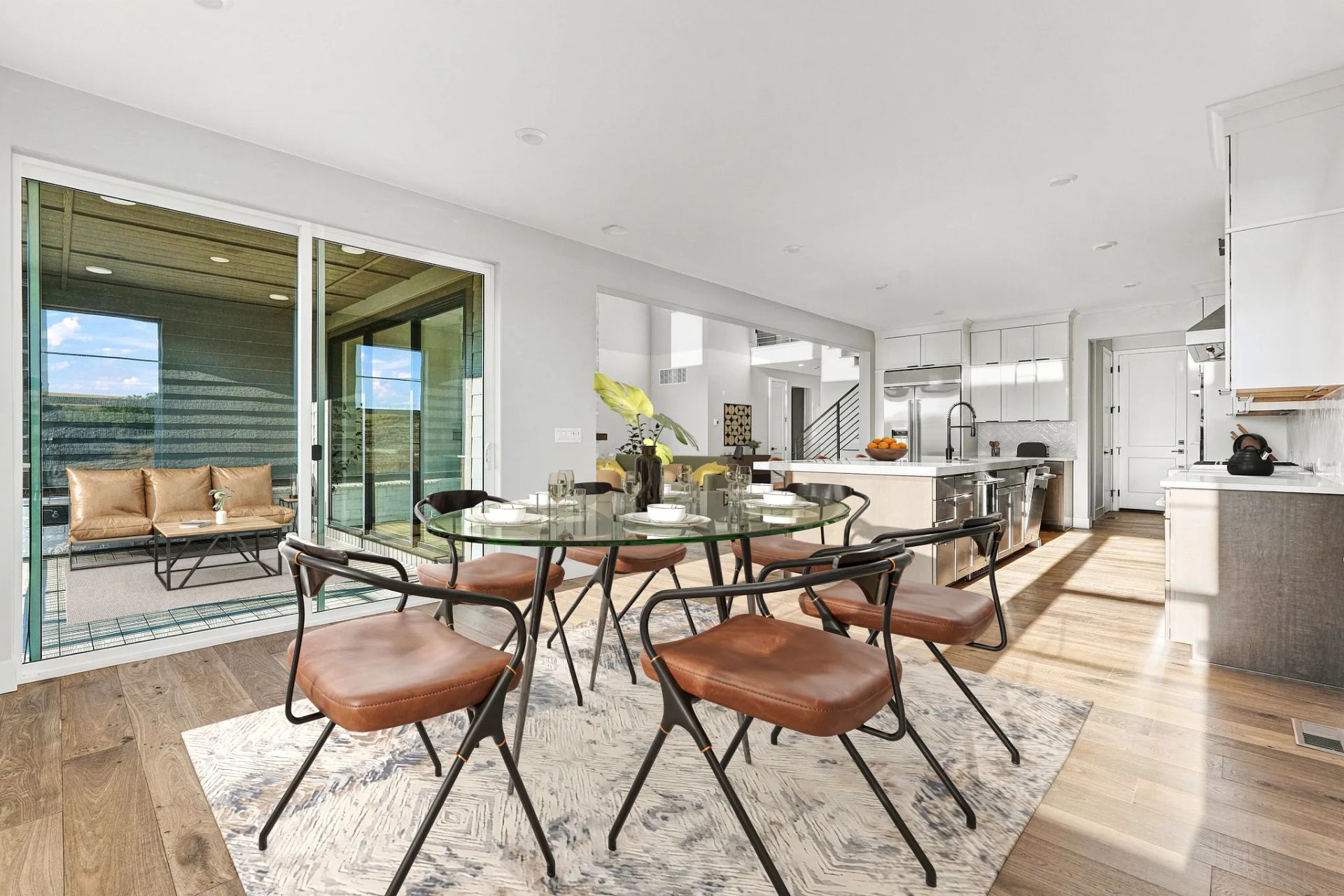 Homesite 3101 Dining, Deck + Kitchen - Virtually S