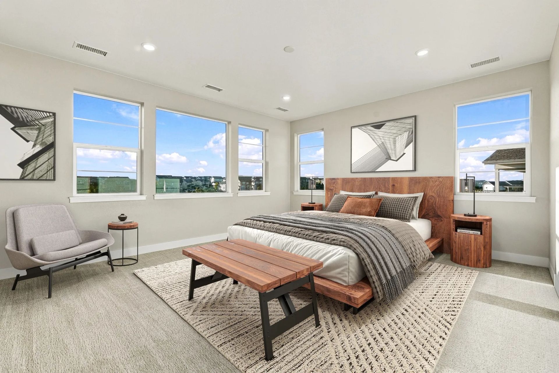 Homesite 3101 Primary Bedroom - Virtually Staged