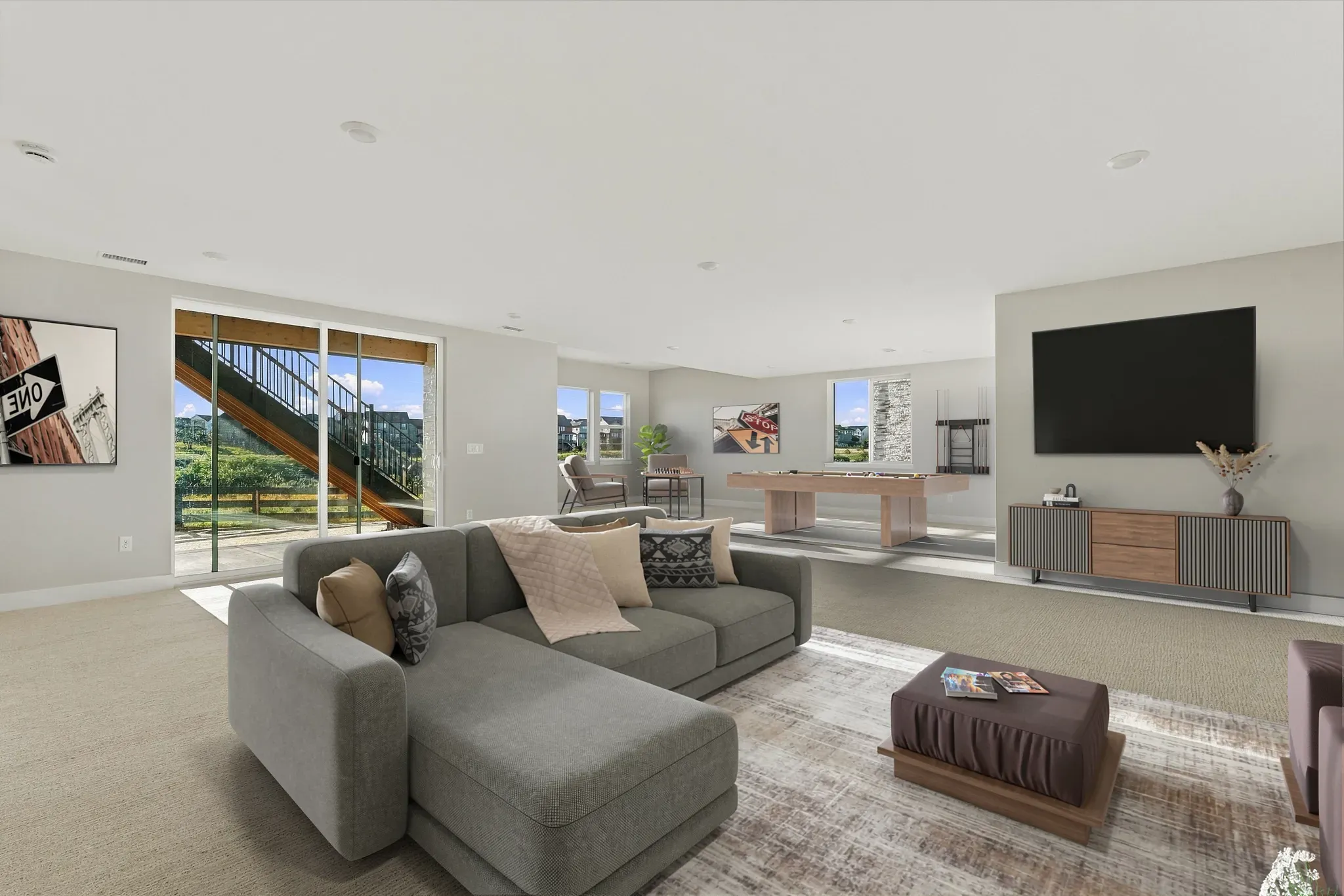 Homesite 3101 Finished Basement - Virtually Staged
