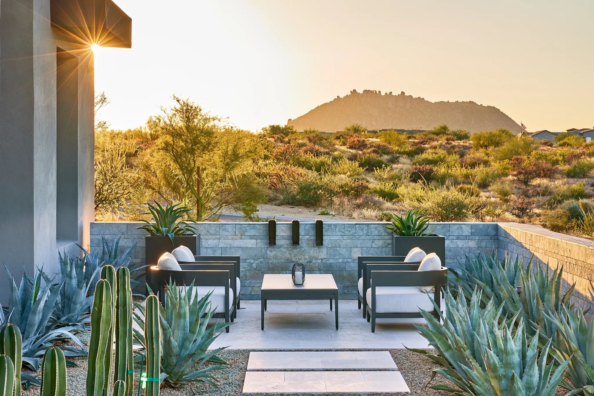 Plan 7024 Model Backyard